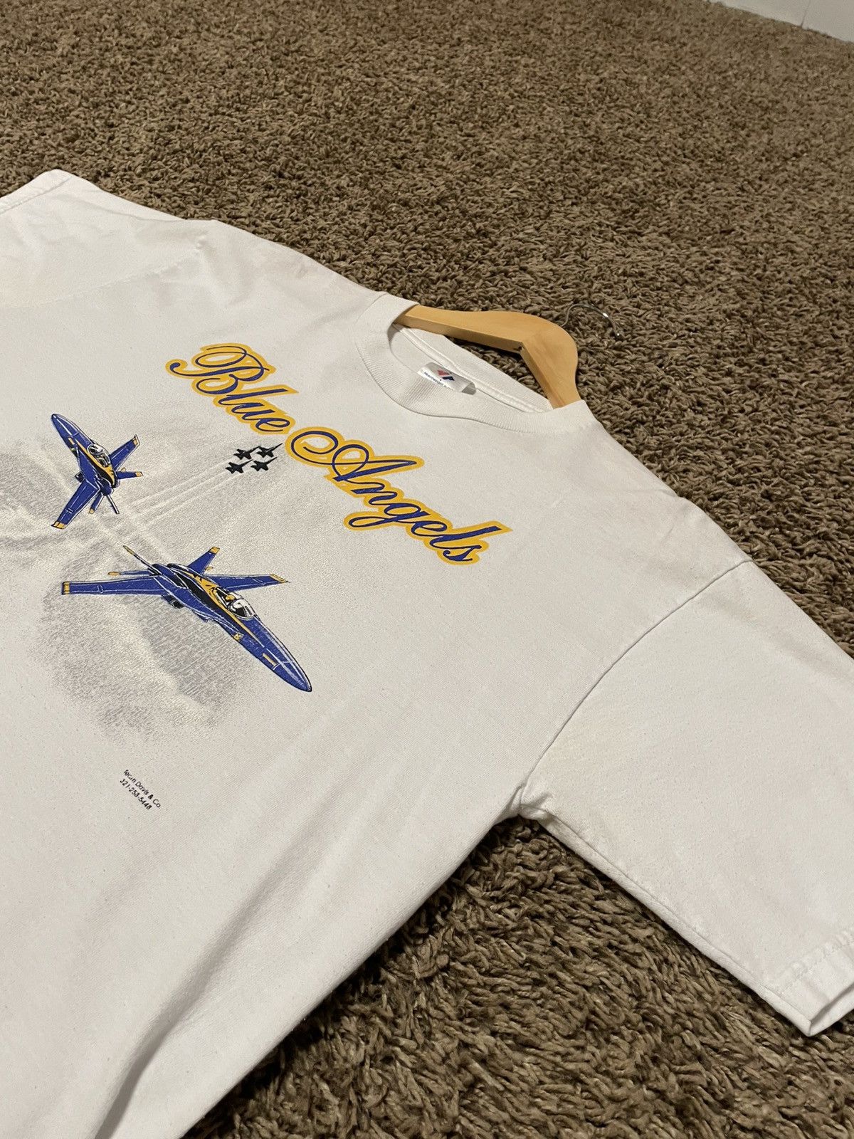 Other Blue Angels Navy T-Shirt Size US L / EU 52-54 / 3 - 3 Thumbnail