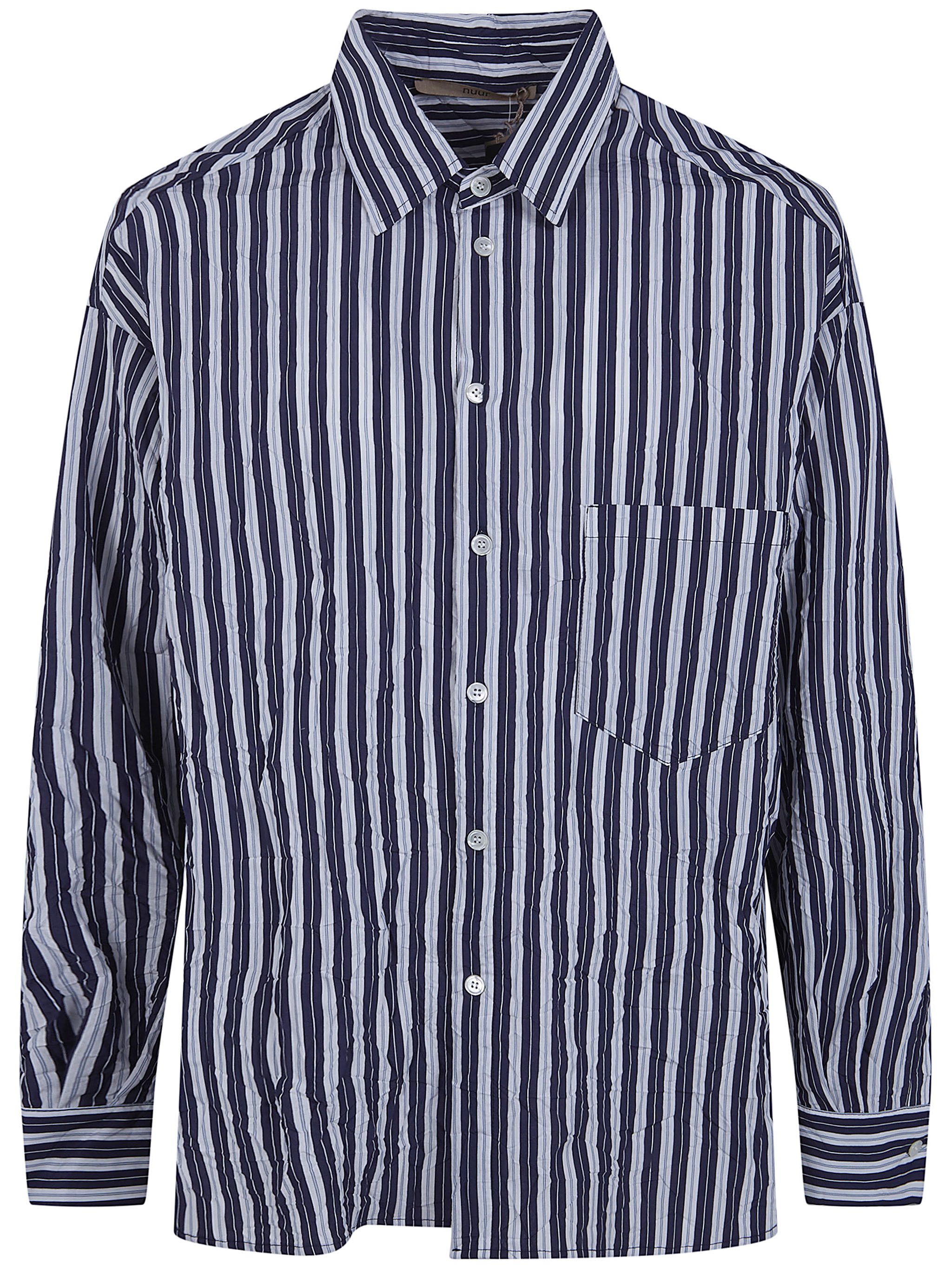 Nuur STRIPED OVERSIZED SHIRT Size US M / EU 48-50 / 2 - 1 Thumbnail