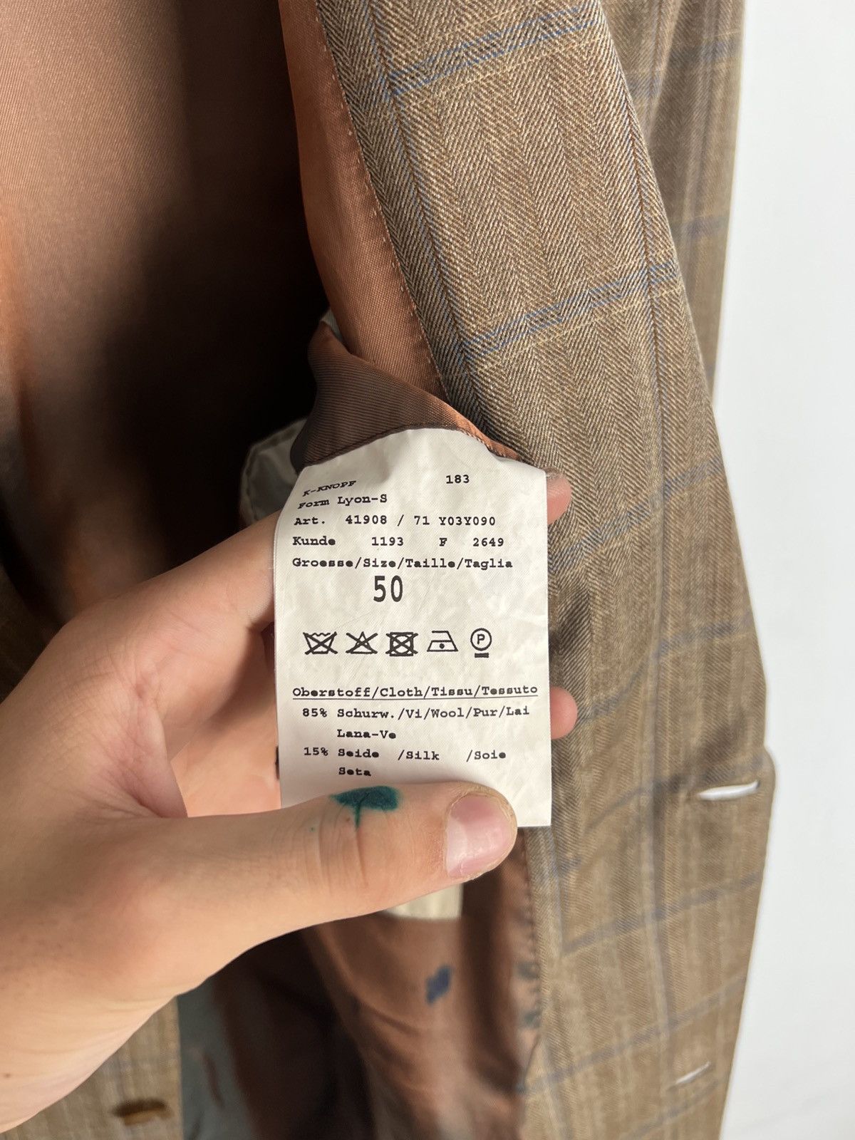 Burberry Burberry Blazer Jacket Size 50R - 8 Thumbnail