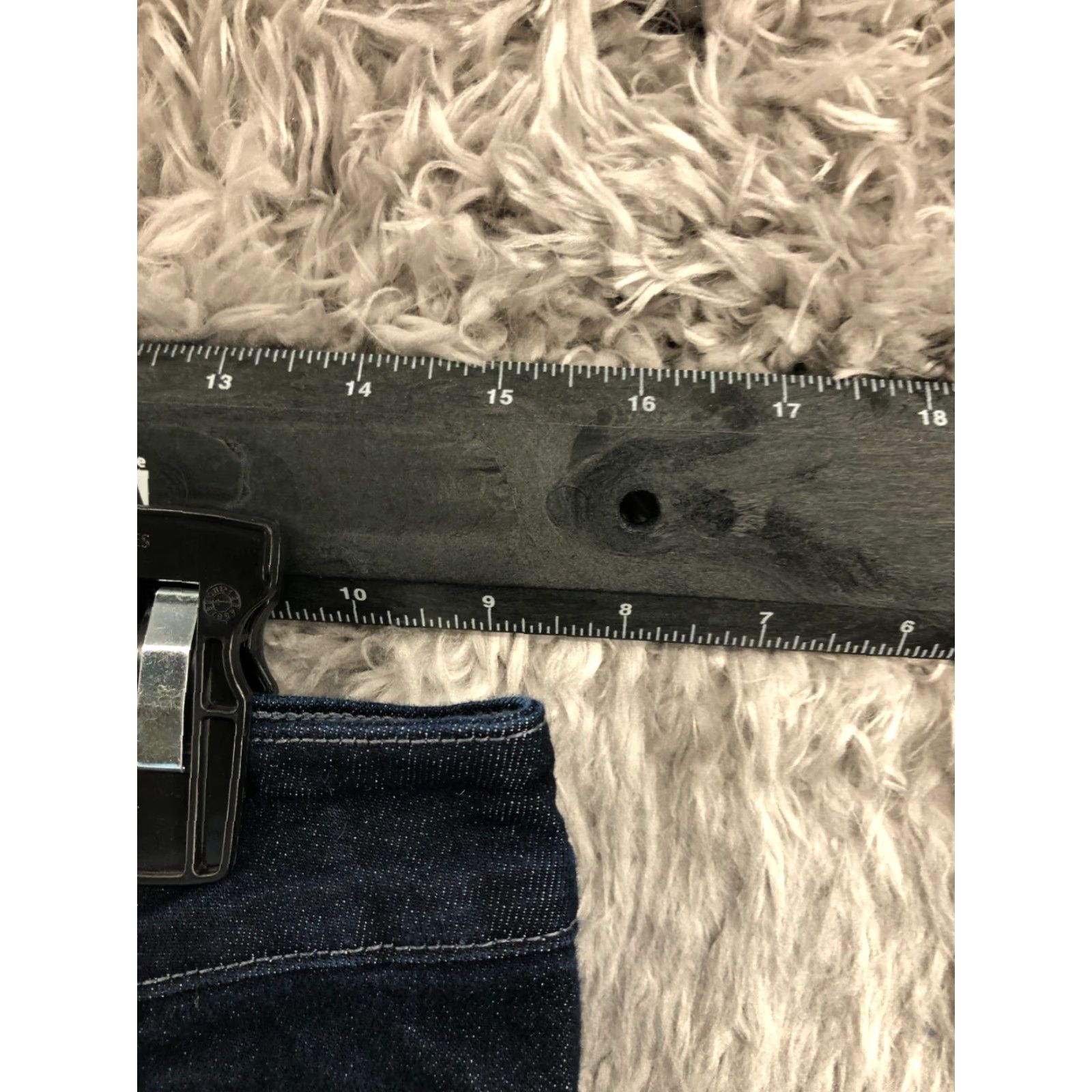 Vintage Apparel Collection Jeans Slim Straight Womens Size 12 Dark Blue Wash 5-Pocket Denim Straight Slim Size 34" / US 12 / IT 48 - 2 Thumbnail