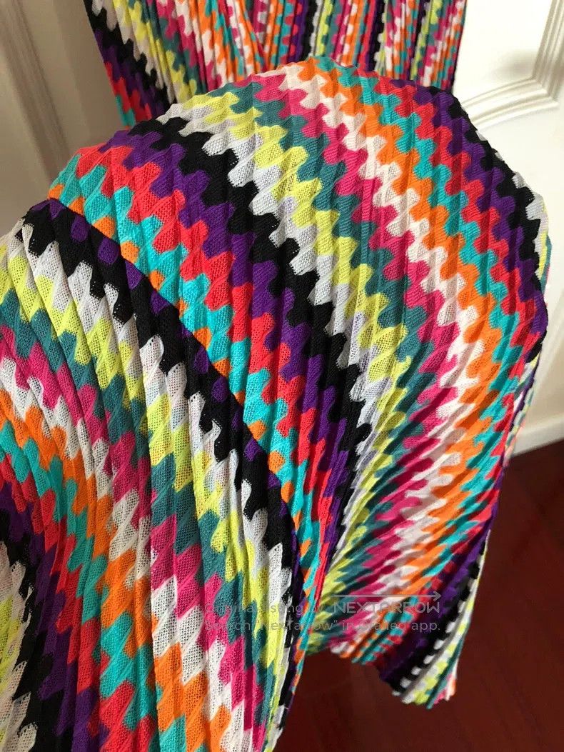 Issey Miyake Issey Miyake Rainbow Dress Size L / US 10 / IT 46 - 5 Thumbnail