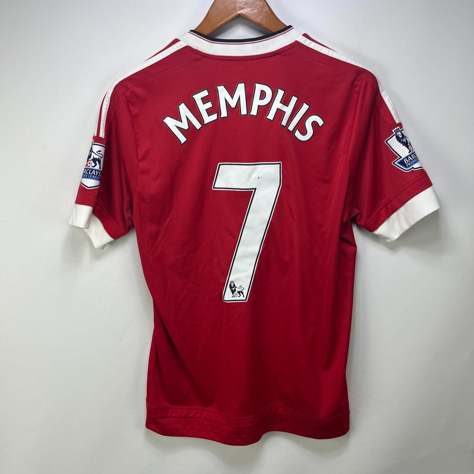 Designer ADIDAS 2015-16 MANCHESTER UNITED *MEMPHIS* Jersey Medium Size ONE SIZE - 8 Thumbnail