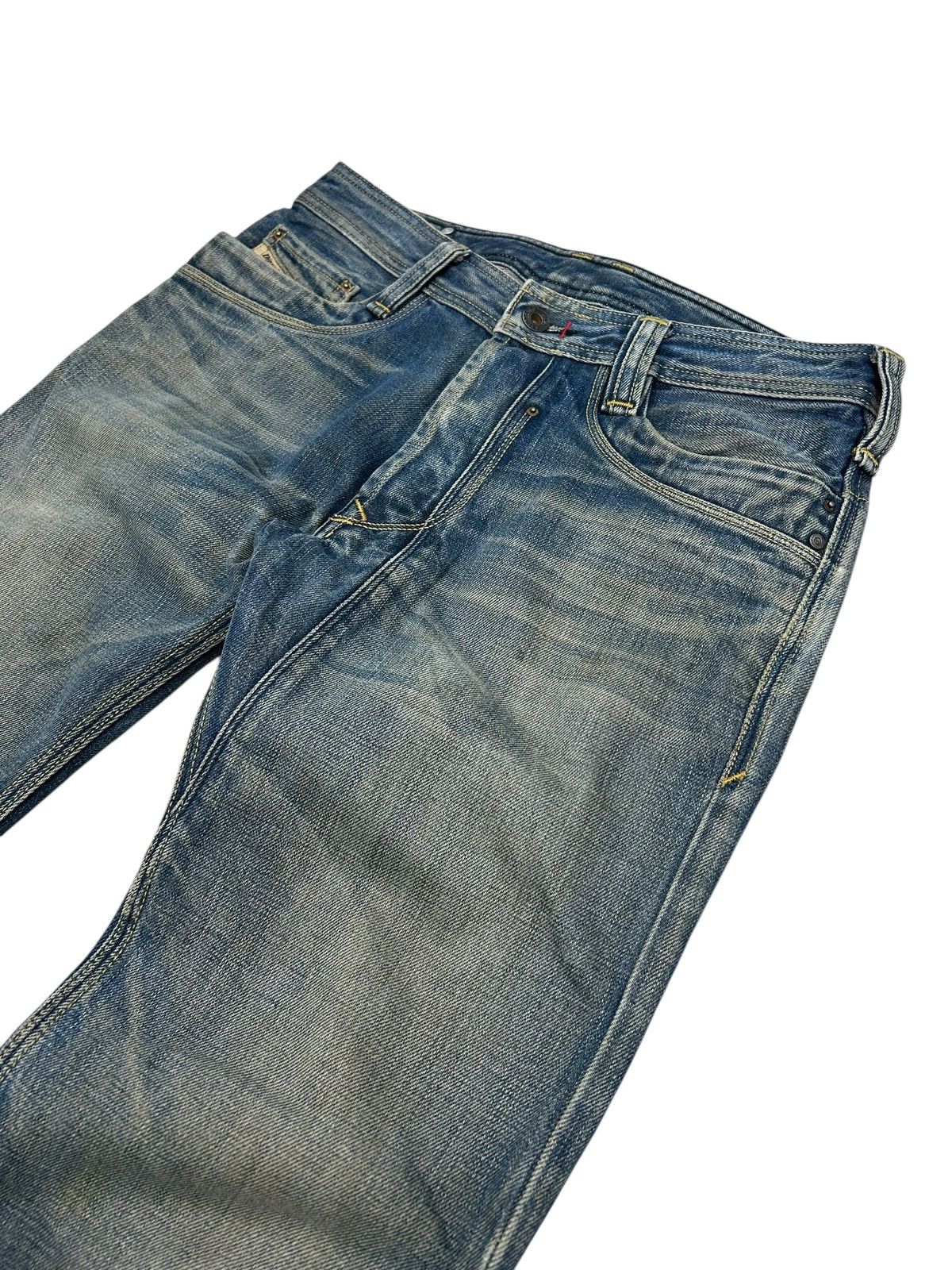 Diesel Diesel Trojan Jean Mud Washed Distressed Straight Cut Size US 30 / EU 46 - 6 Thumbnail