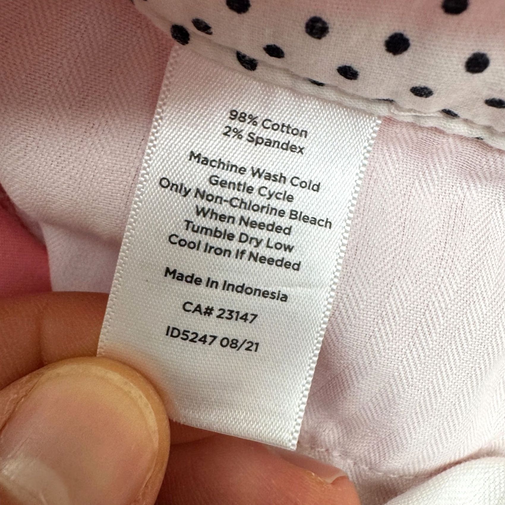 Talbots Talbots Pink Chino Ankle Pants Womens Size 6 Button Cuff Cotton 32x25 Size 28" / US 6 / IT 42 - 7 Thumbnail