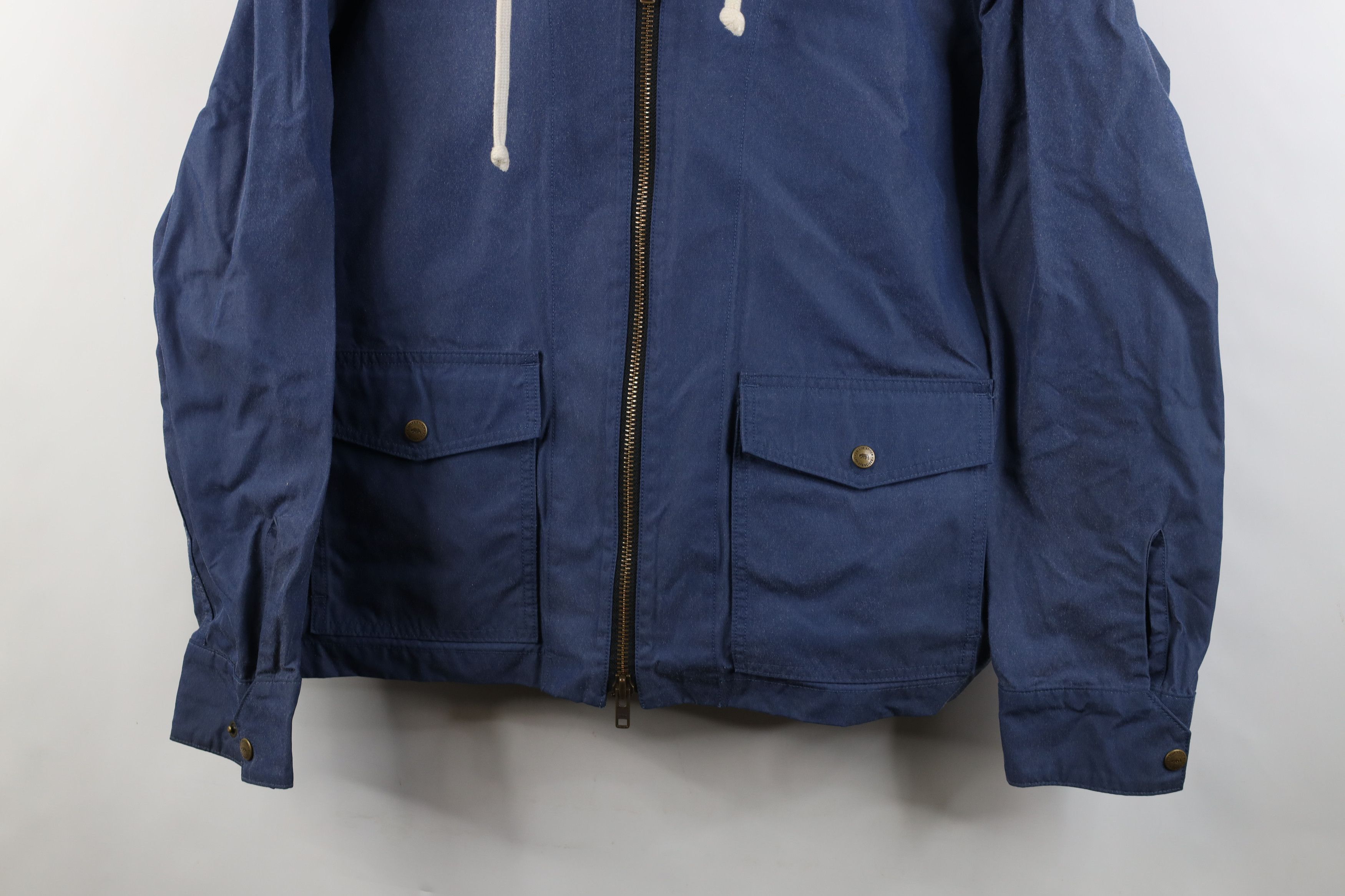 Taylor Stitch Taylor Stitch Canvas Full Zip Hooded Parka Jacket Blue USA Size US XXL / EU 58 / 5 - 3 Thumbnail