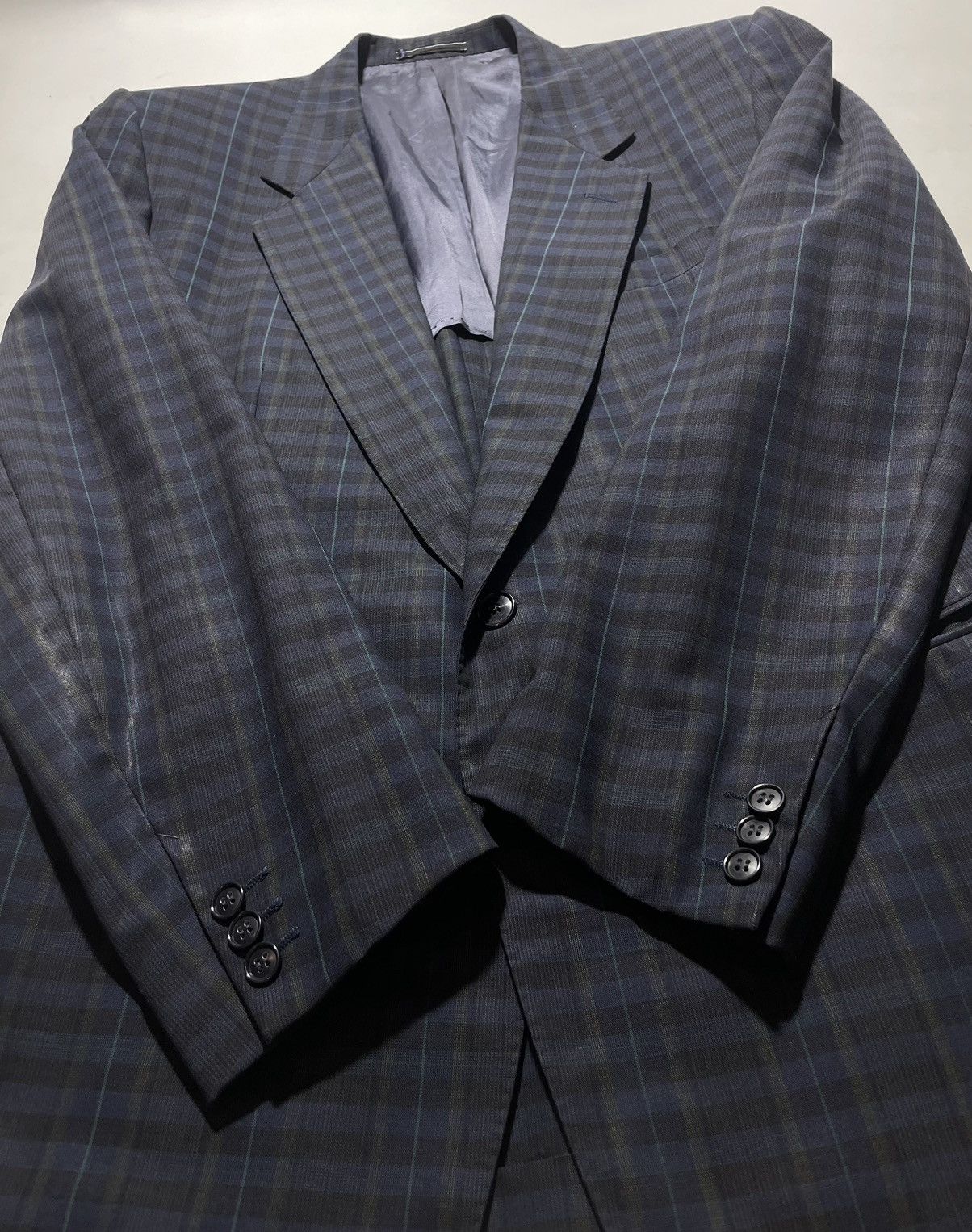 Ermenegildo Zegna Ermenergildo Zegna Plaid Blazer Size 54R - 4 Thumbnail