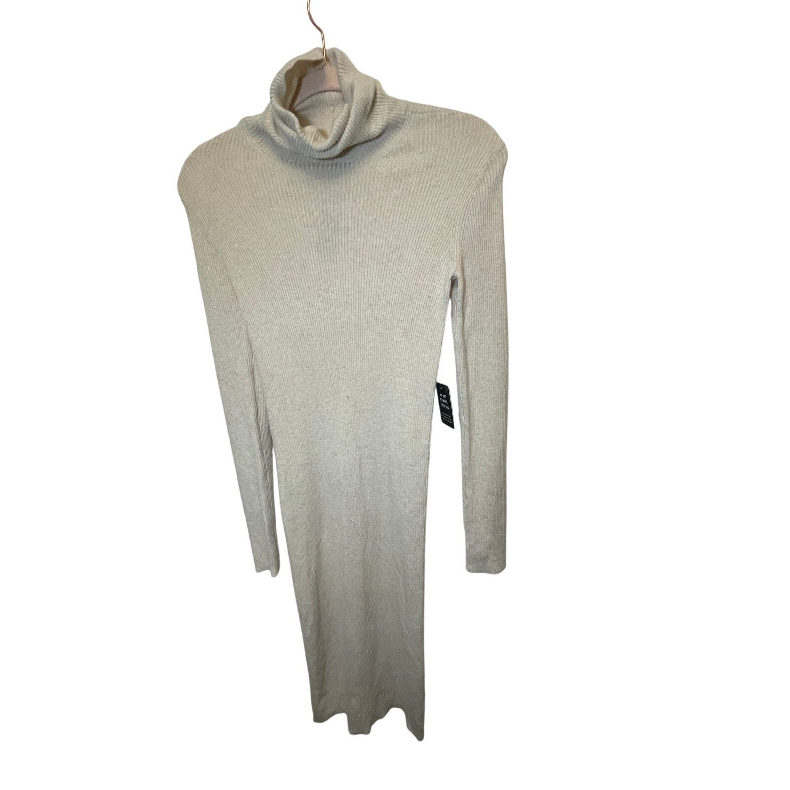 Express NWT Express Ribbed Mock Sculpt Sweater Dress Preppy Minimal Size XS / US 0-2 / IT 36-38 - 1 Thumbnail
