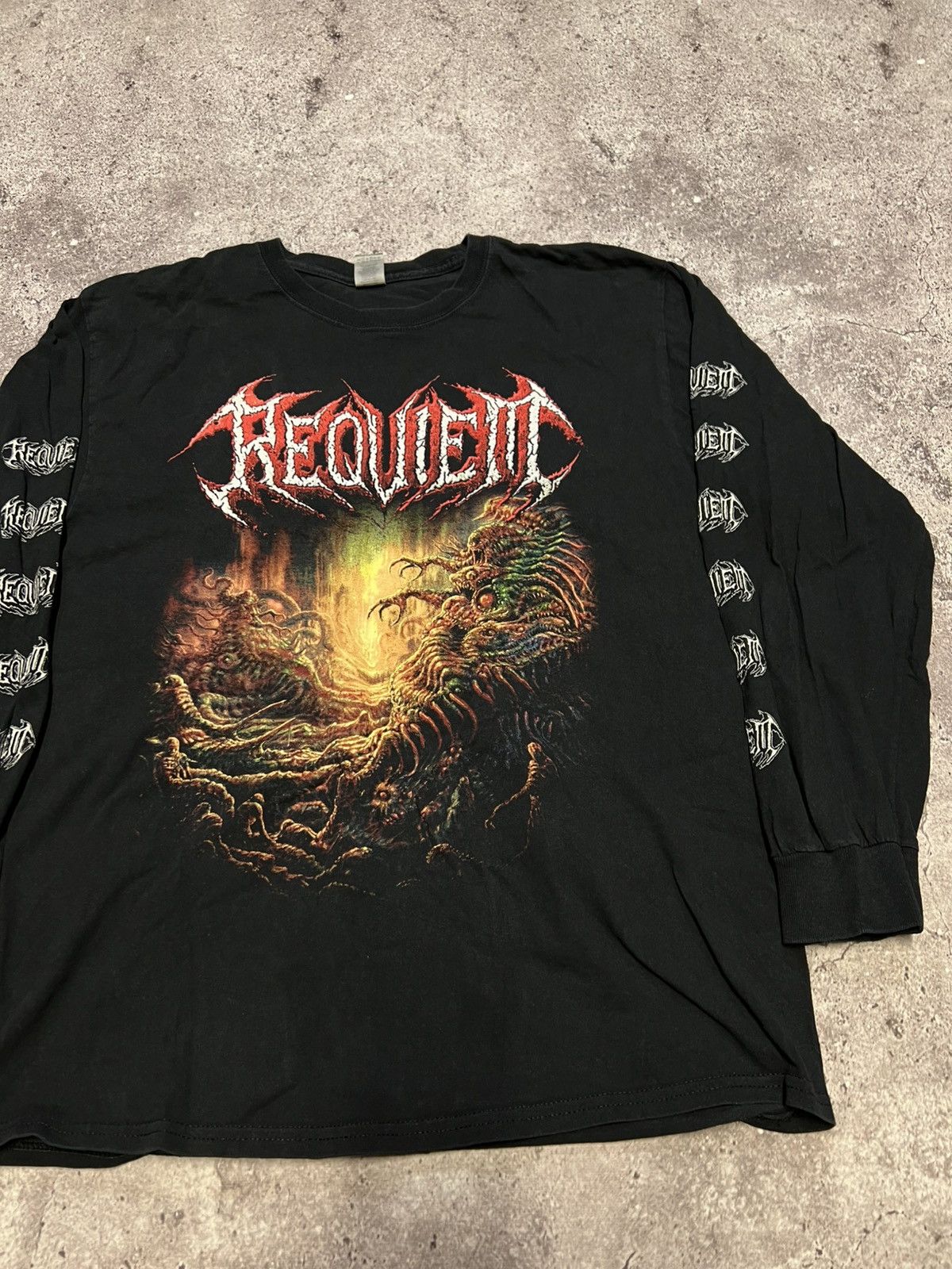 Band Tees Kenshi Requiem World Tour Death Trash Metal Longsleeve Band Size US L / EU 52-54 / 3 - 8 Thumbnail