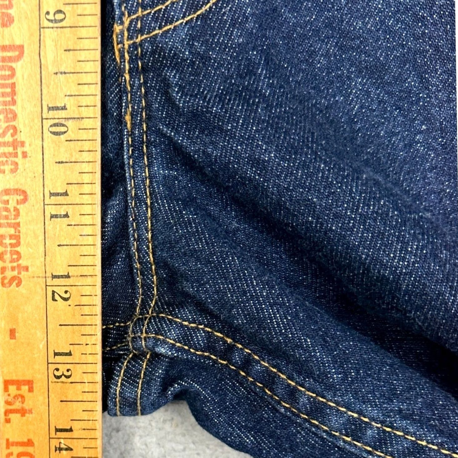 Levi's VINTAGE Levi's 550 Jeans Womens 16 Dark Indigo Denim Relaxed Tapered Leg High Rise Made in USA Jeans Size 38" / US 16 / IT 52 - 7 Thumbnail