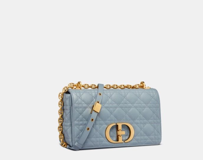 Dior O1W1Db10425 M9242U Size: Os / Caro Mini Bag In Cloud Blue, Women's