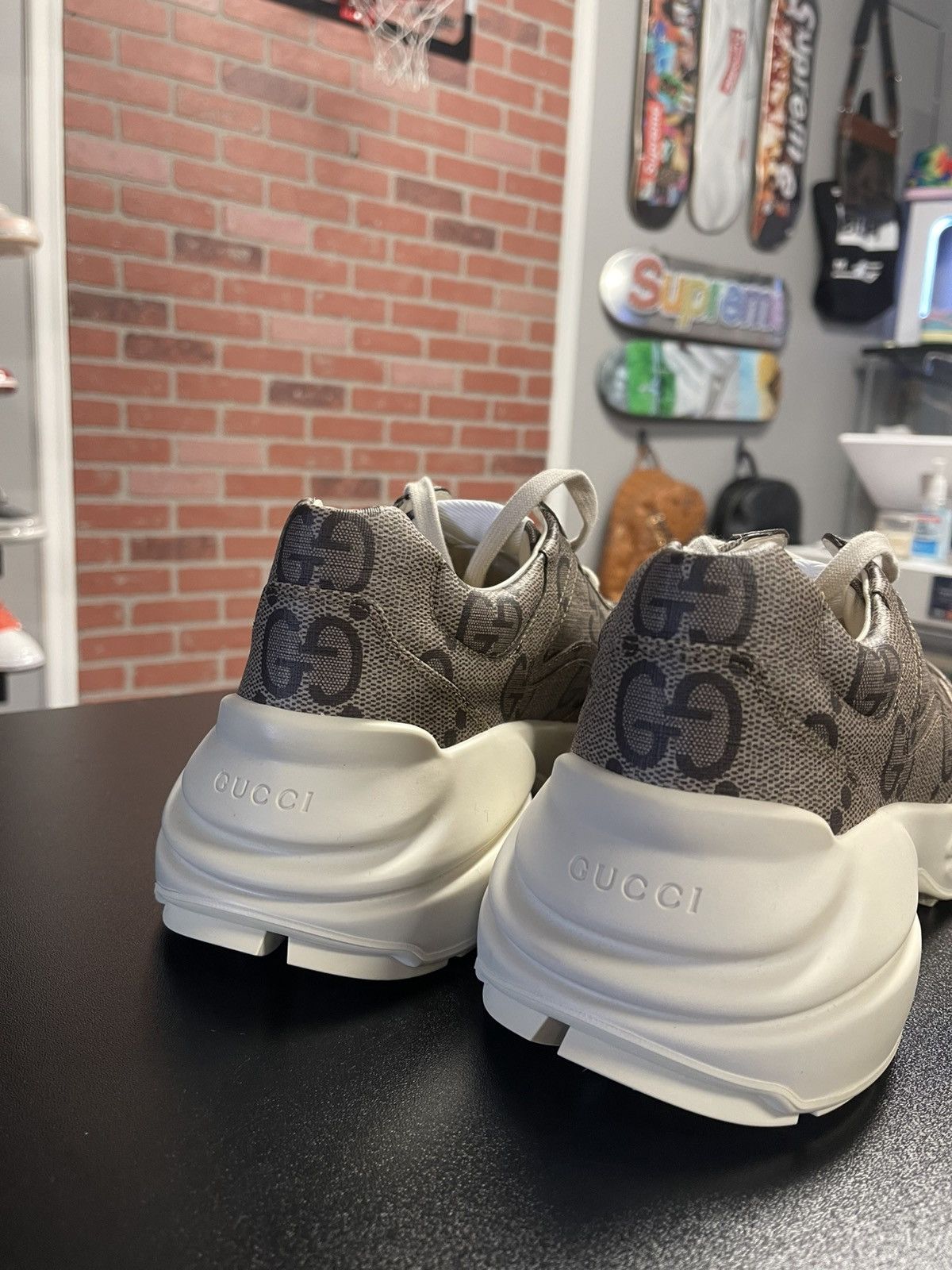Gucci Size 9.5US/9G - Gucci Rhyton GG Supreme Monogram Brand New Size US 9.5 / EU 42-43 - 5 Thumbnail