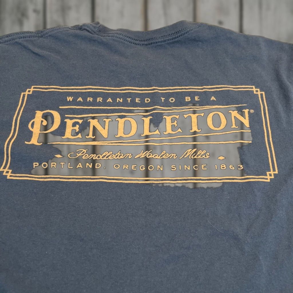 Pendleton Pendleton T Shirt Men Small Blue Logo 100% Cotton Size US S / EU 44-46 / 1 - 1 Thumbnail
