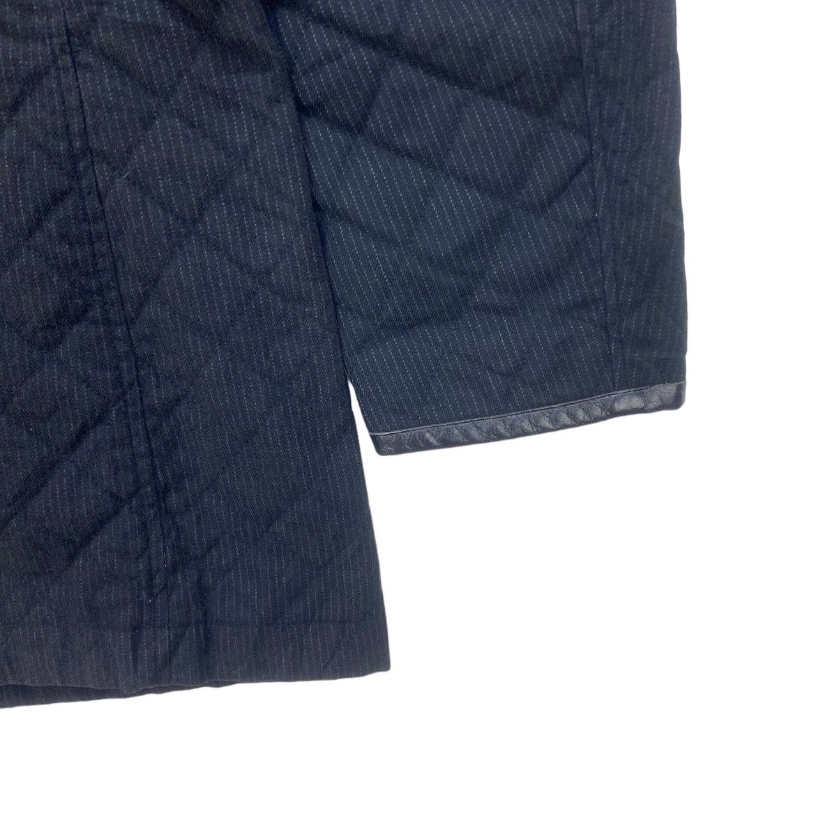 Japanese Brand × Takeo Kikuchi Japanese Brand Takeo Kikuchi Leather Trimmed Quilted Jacket Size US S / EU 44-46 / 1 - 5 Thumbnail