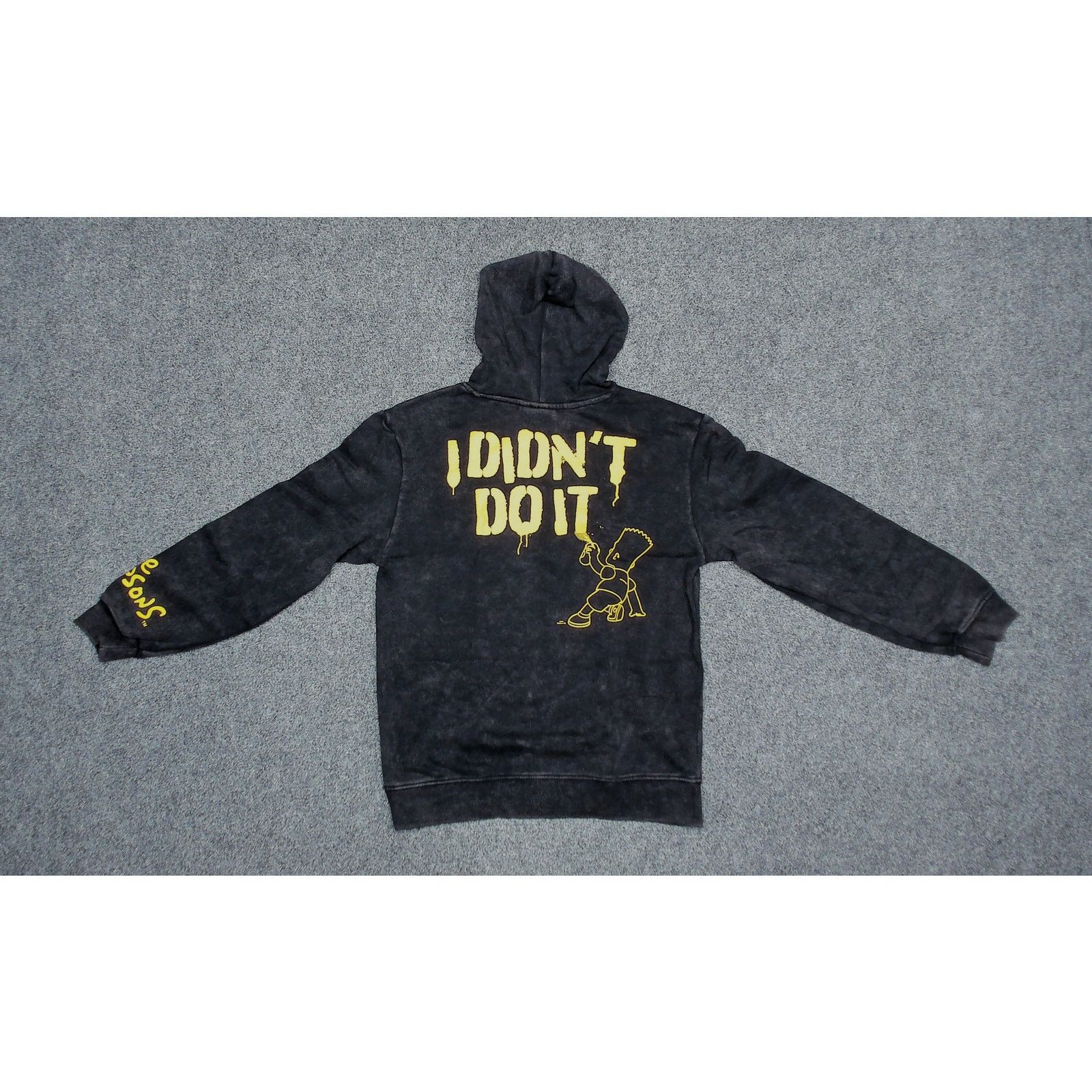 The Simpsons The Simpsons Y2K Bart "I Didn't Do It" Acid Wash Boxy Hoodie Size US S / EU 44-46 / 1 - 6 Thumbnail