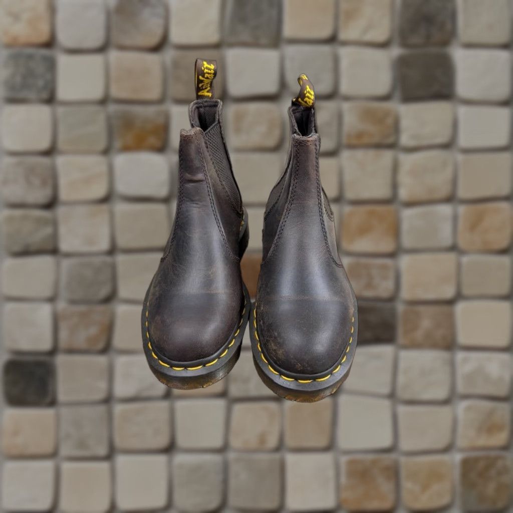 Dr. Martens Dr Martens Chelsea Boot Womens Size 5 US 2976 Slip Resistant Soft Toe Brown Leather Work Chelsea Boot Womens 5 US Slip Resistant Goodyear 2976- Brown Size US 5 / IT 35 - 1 Thumbnail