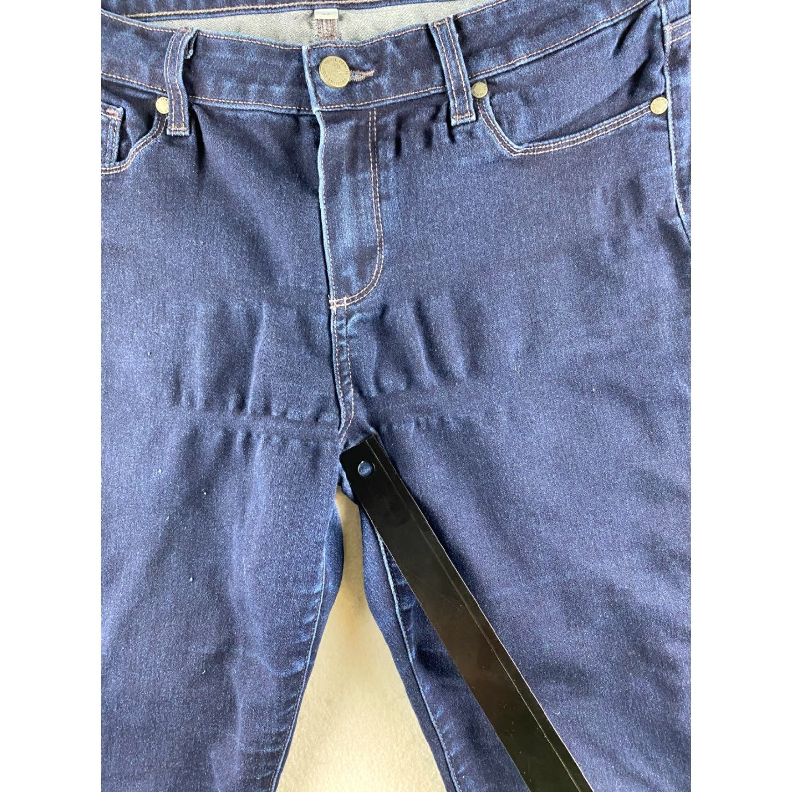 Paige Paige Verdugo Jeans Womens 32 Ankle Skinny Stretch Denim Blue Made in USA Size 24" / US 00 / IT 34 - 2 Thumbnail