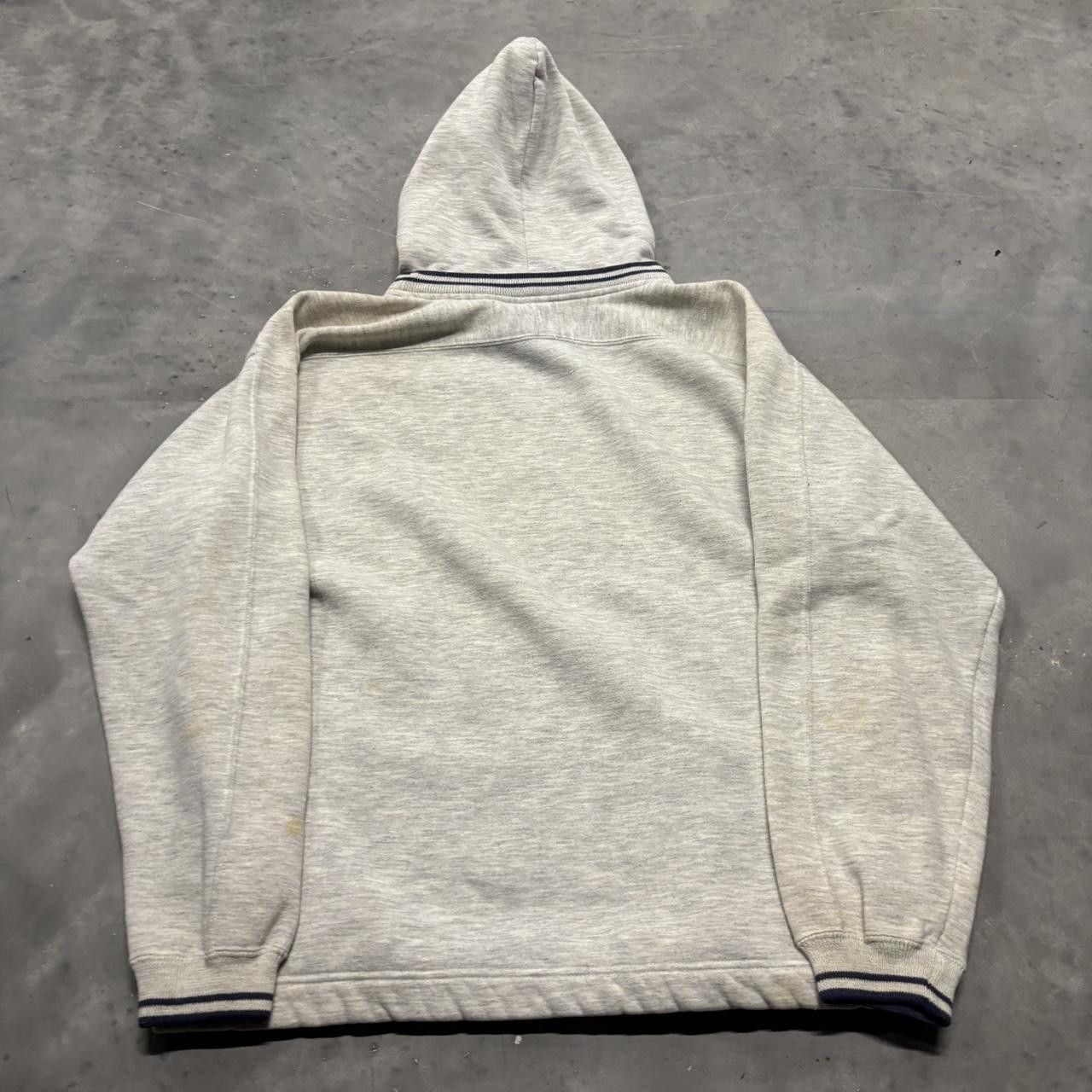 Japanese Brand × Vintage Crazy Vintage 90s Grey Spirit Athletics Spellout Hoodie! Size US M / EU 48-50 / 2 - 6 Thumbnail