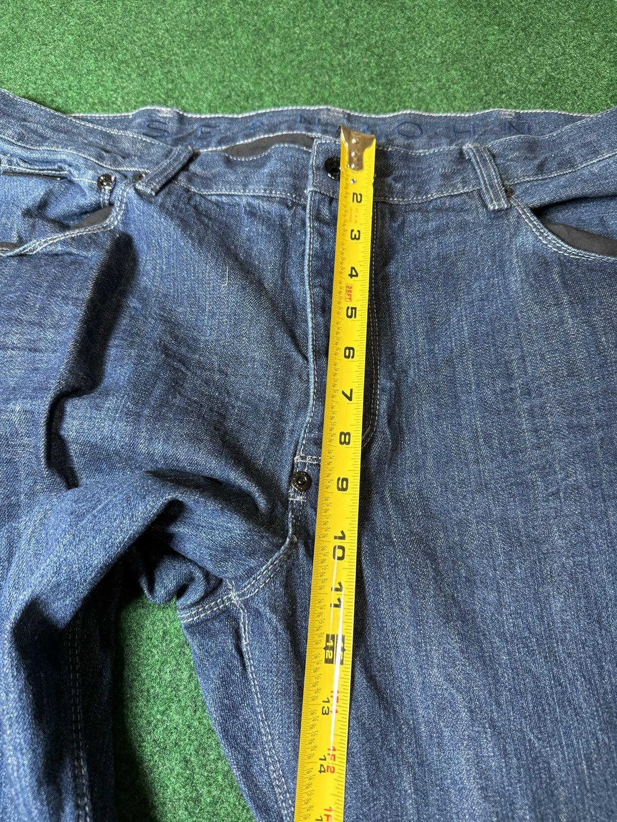 Sean John × Vintage Y2K Sean John Hip Hop Baggy Wide Leg Loose Denim Jeans Size US 42 / EU 58 - 11 Thumbnail