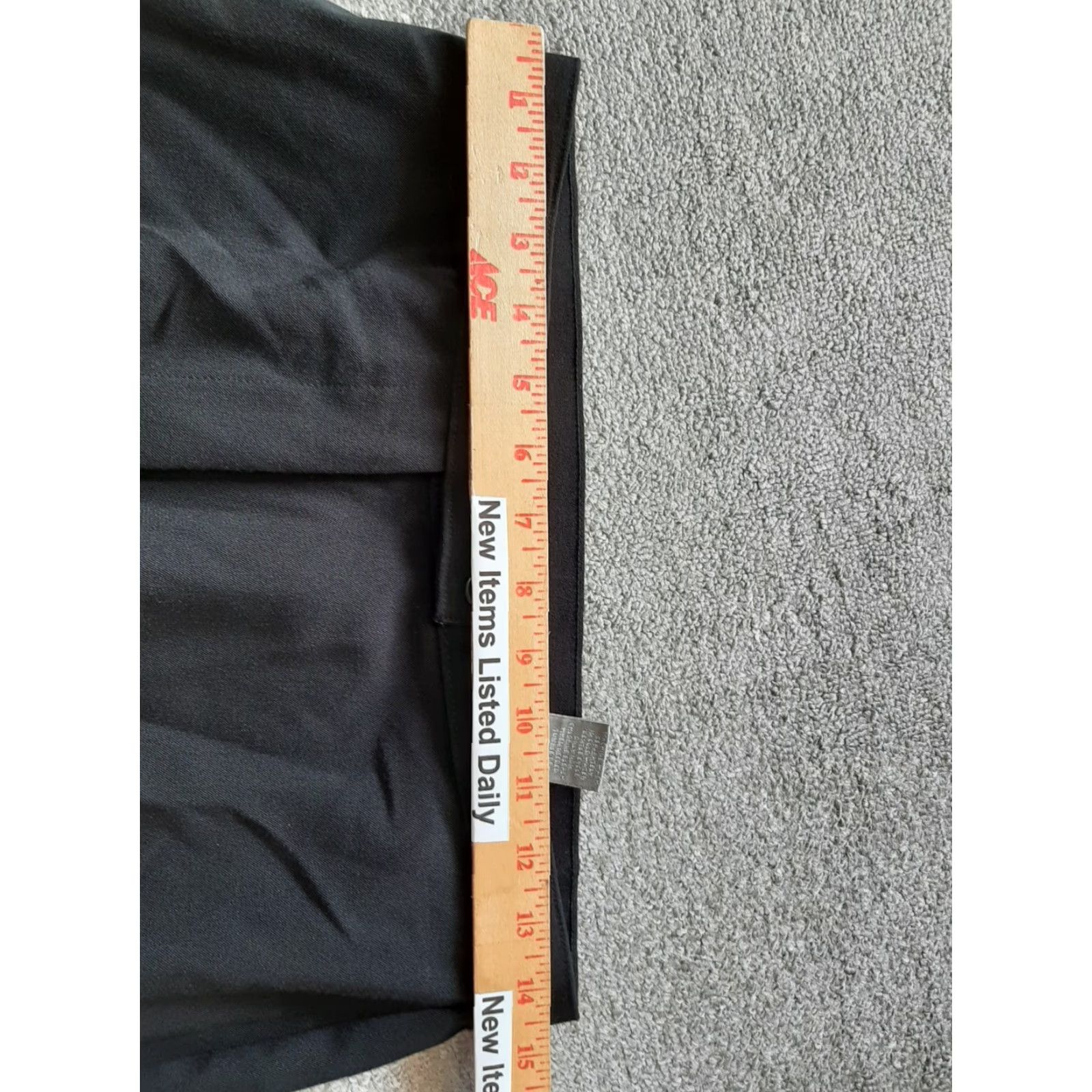 Vintage Investments Pants Womens Size 10P Petite Black Dress Pants Size 32" / US 10 / IT 46 - 3 Thumbnail