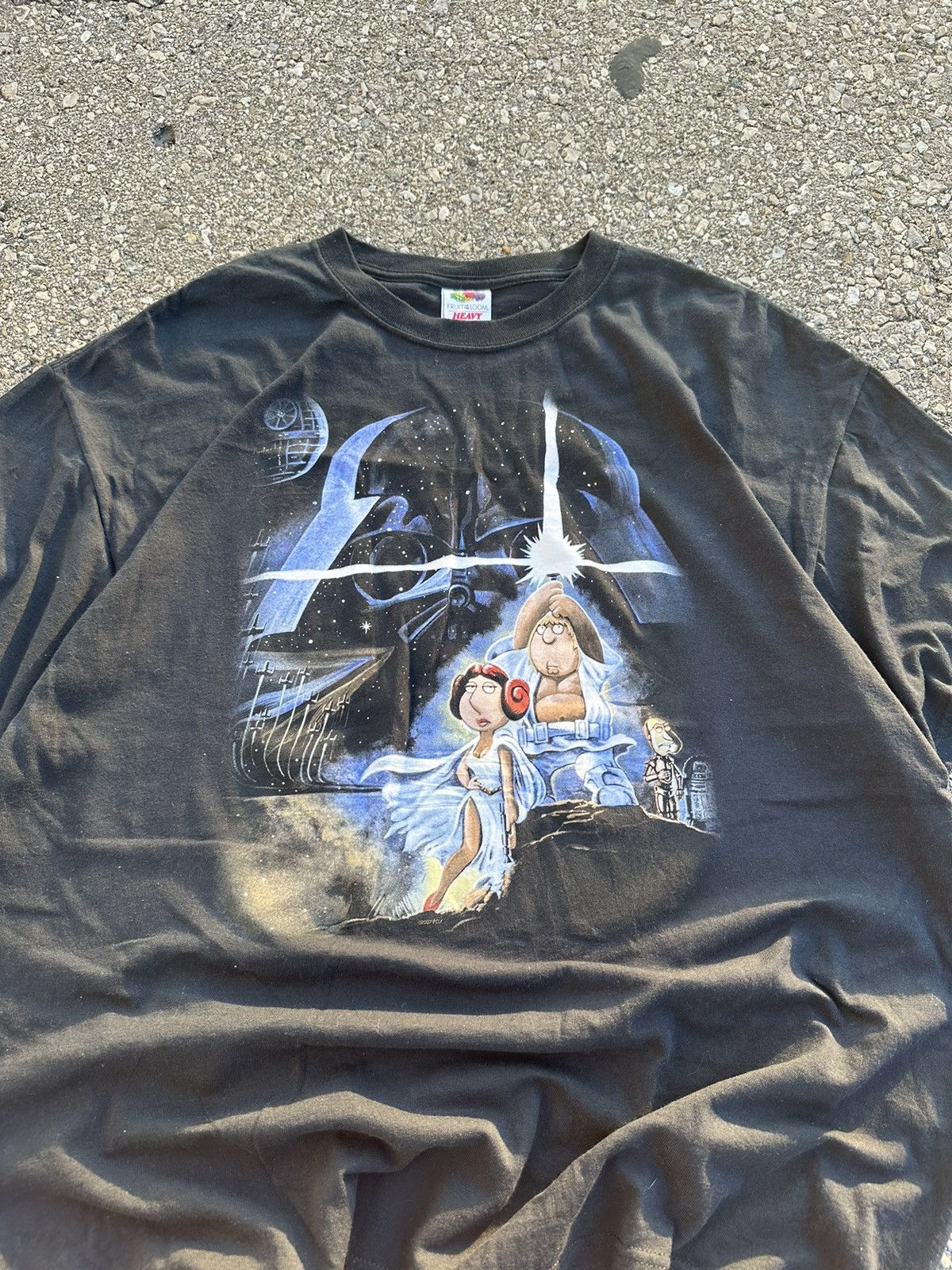 Cartoon Network × Vintage Vintage 2000s Family Guy x Star Wars T-Shirt Size US XL / EU 56 / 4 - 2 Thumbnail