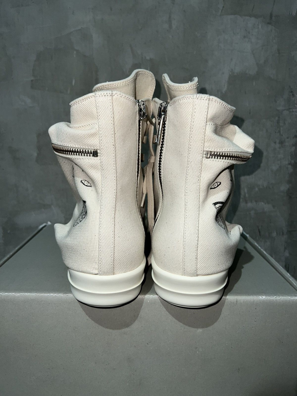 Rick Owens Rick Owens DRKSHDW Cargo Pocket “Face” Ramones High Size US 8 / EU 41 - 6 Thumbnail