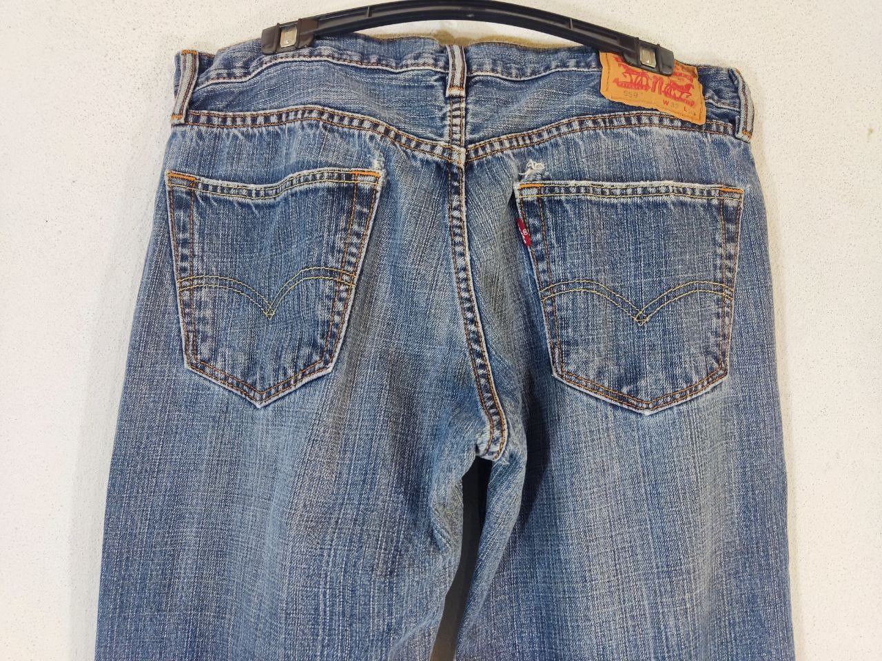 Levi's levis 559 relaxed straight distressed denim Size US 35 - 15 Thumbnail