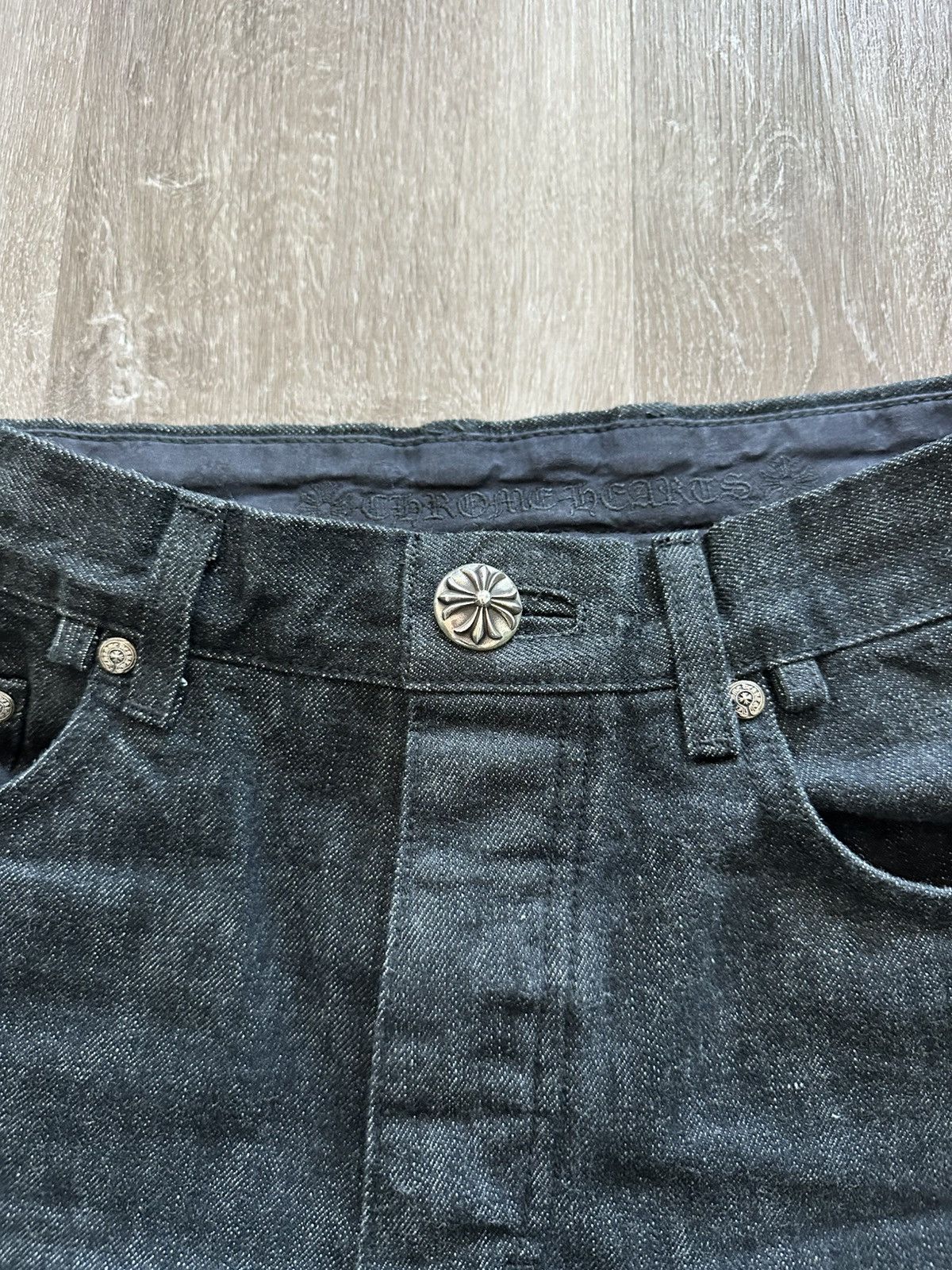Chrome Hearts CHROME HEARTS Star Dark Wash Denim Jeans Size US 29 - 7 Thumbnail