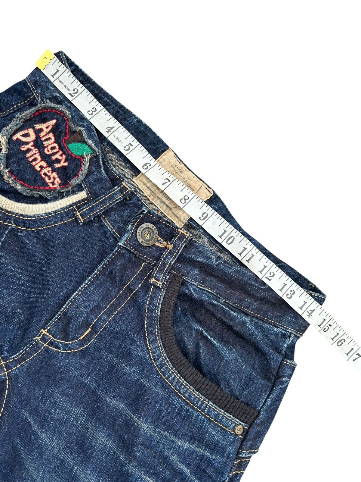Kapital YOSHITOMO NARA LOLITA EXOTIC DISTRESSED DENIM JEANS Size US 29 - 12 Thumbnail