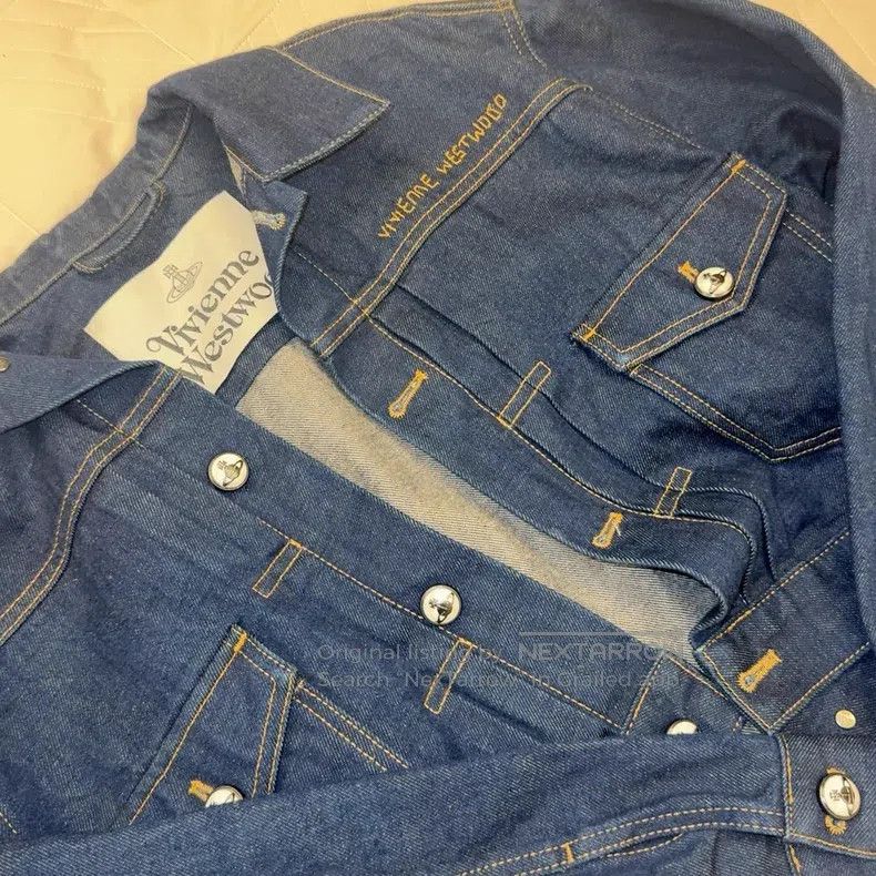 Vivienne Westwood Vivienne Westwood Pearl Button Denim Jacket Size M / US 6-8 / IT 42-44 - 6 Thumbnail
