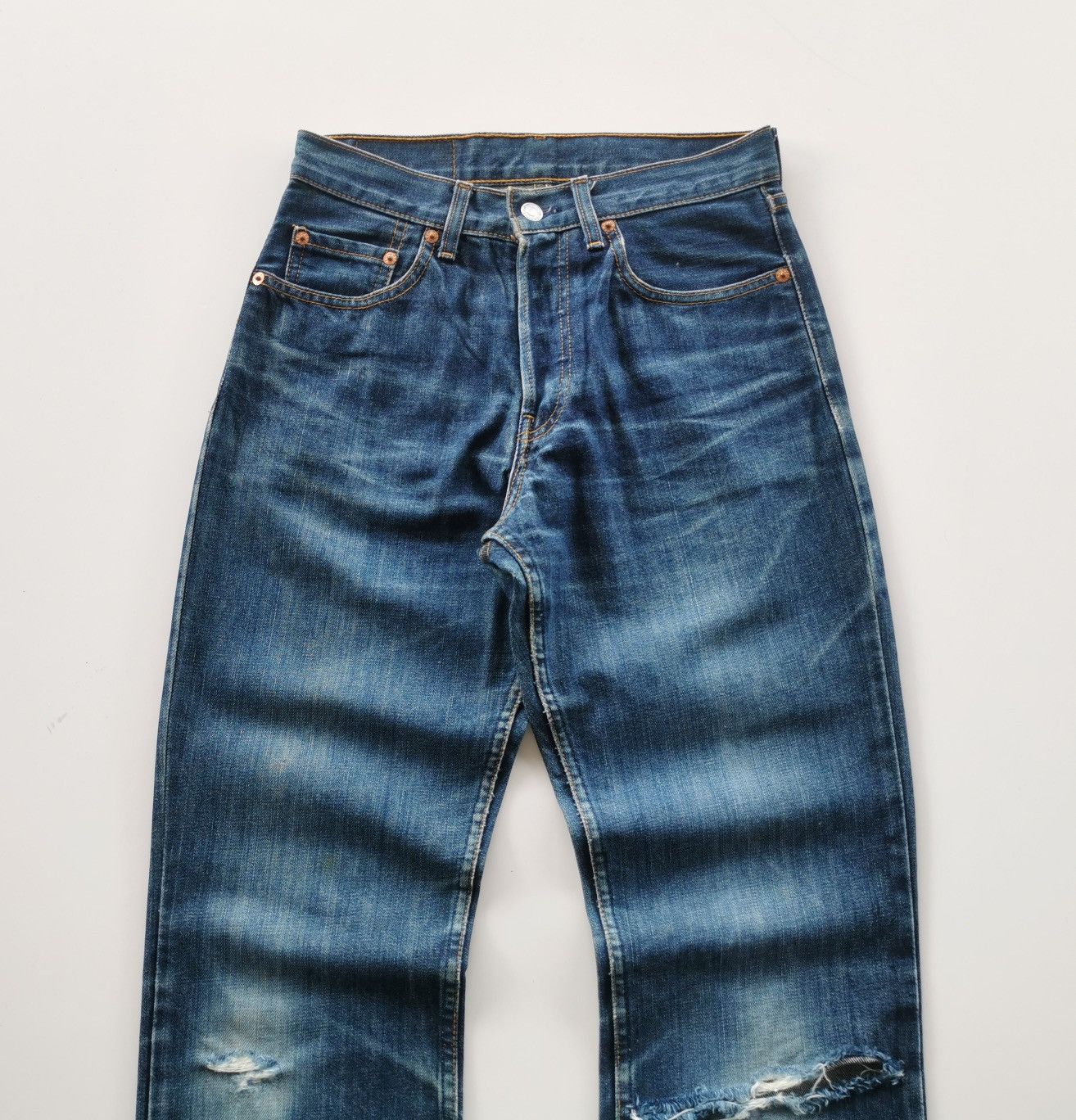 Levi's Levis 558 Flared Denim Jeans Size US 27 - 5 Thumbnail