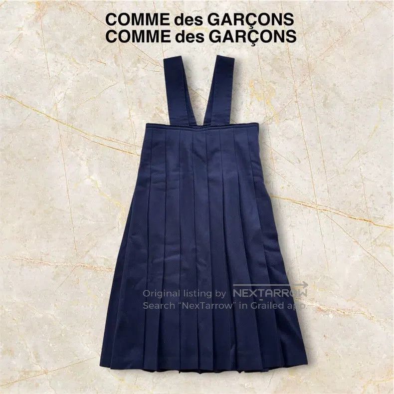 Comme Des Garcons Size Xs Navy Overalls Skirt in Black, Women's (Size 25)