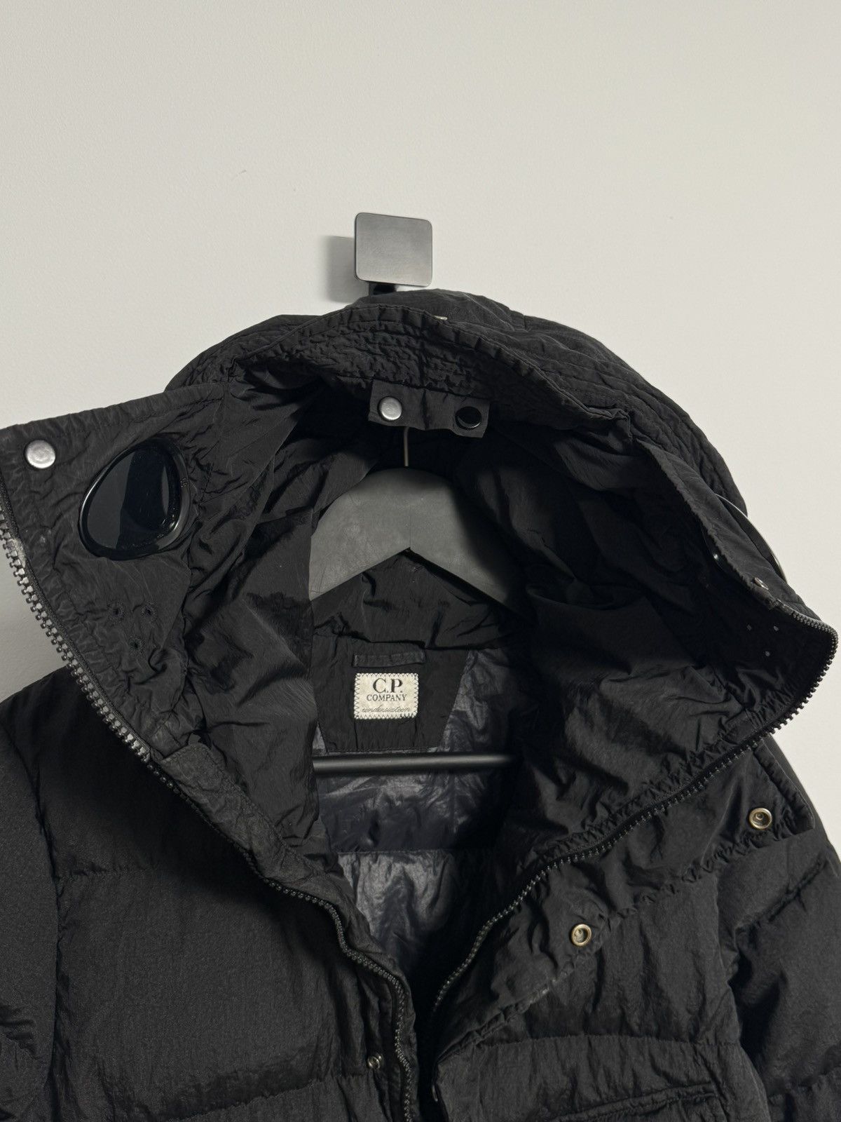 C.P. Company C.P. Company Jacket Kids Size 10 Down Black Puffer Hooded Size US XS / EU 42 / 0 - 14 Thumbnail