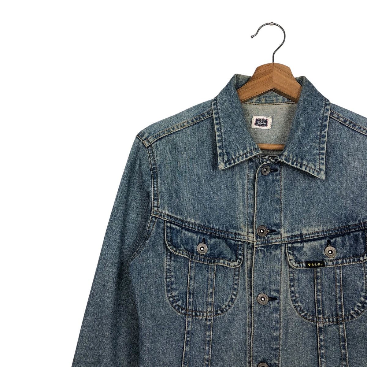 Japanese Brand 📌Cropped Biker Trucker Denim Jacket Vale Hysteric Glamour Size US L / EU 52-54 / 3 - 8 Thumbnail