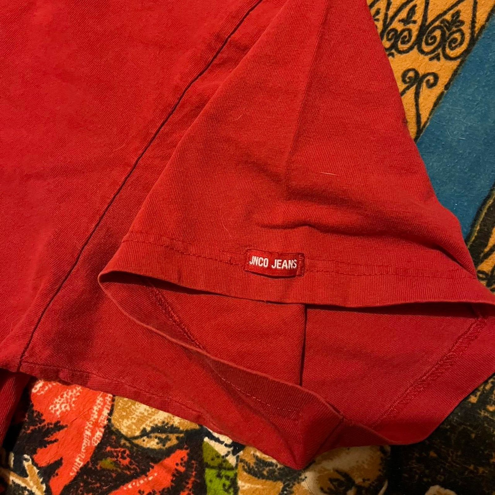 JNCO Crazy rare jnco 8ball shirt dragon stussy y2k tshirt red Size US XL / EU 56 / 4 - 5 Thumbnail