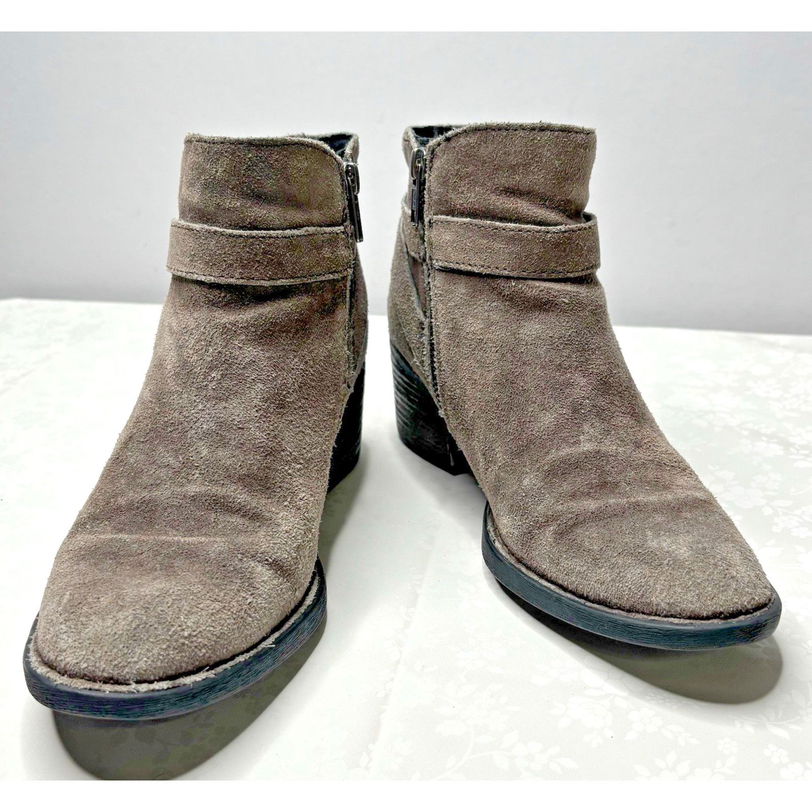 Born Women's Born Binghamton Zip Up Ankle Boots Booties Size 8.5 Size US 8.5 / IT 38.5 - 3 Thumbnail