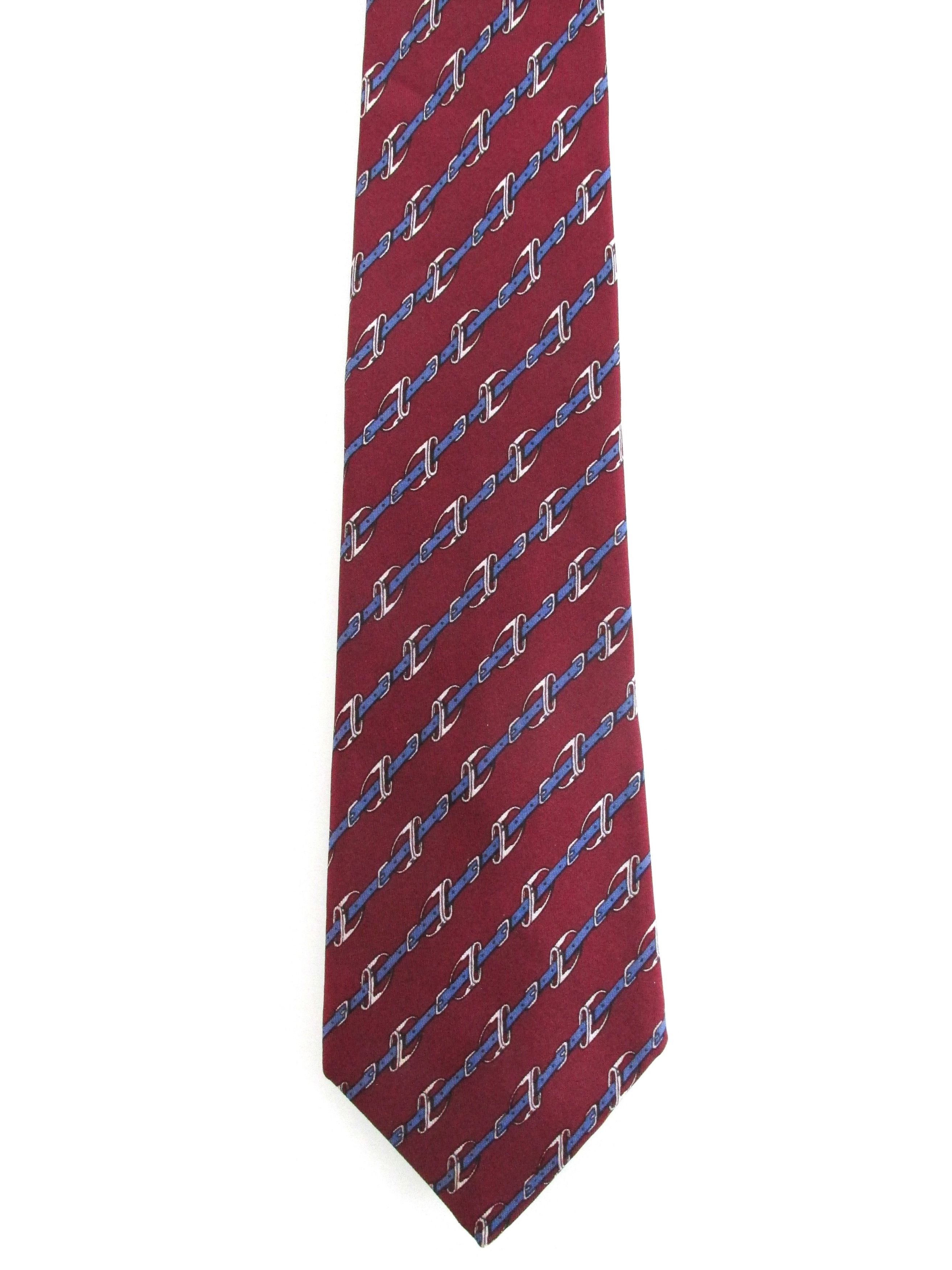 Hermes Hermes Vintage Men's Silk Tie Size ONE SIZE - 2 Thumbnail