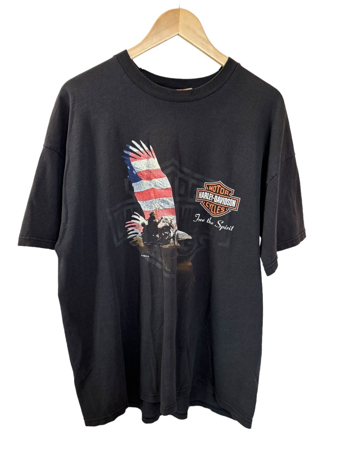 Harley Davidson × Vintage Vintage 1998 London, England Harley Davidson T-Shirt Size US XXL / EU 58 / 5 - 2 Thumbnail
