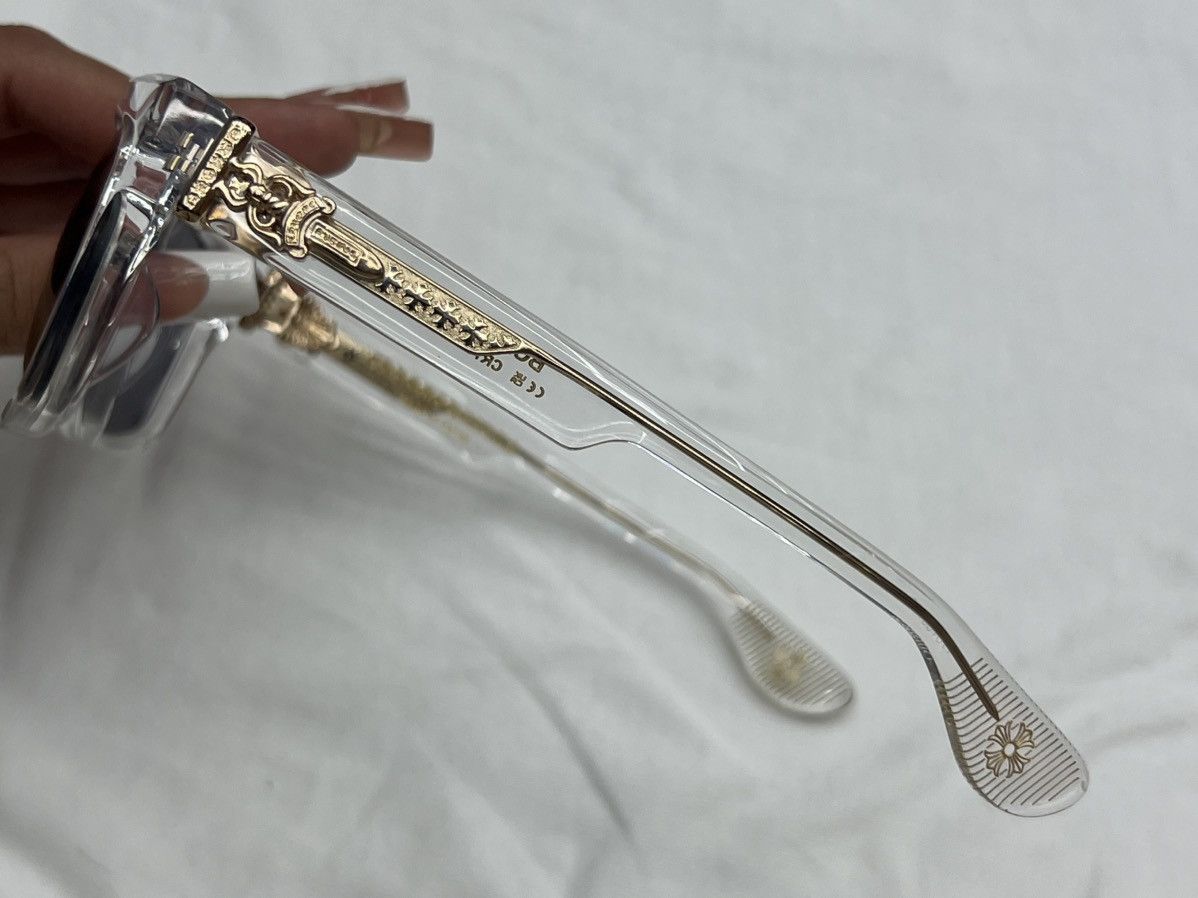 Chrome Hearts Chrome Hearts Box Officer Crystal Sunglasses Size ONE SIZE - 5 Thumbnail
