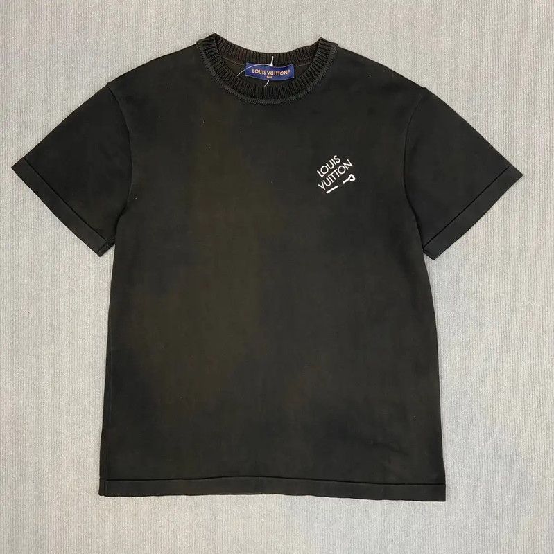 Louis Vuitton Louis Vuitton Black Cotton Women's Knit Top 0089 Size XS / US 0-2 / IT 36-38 - 1 Thumbnail