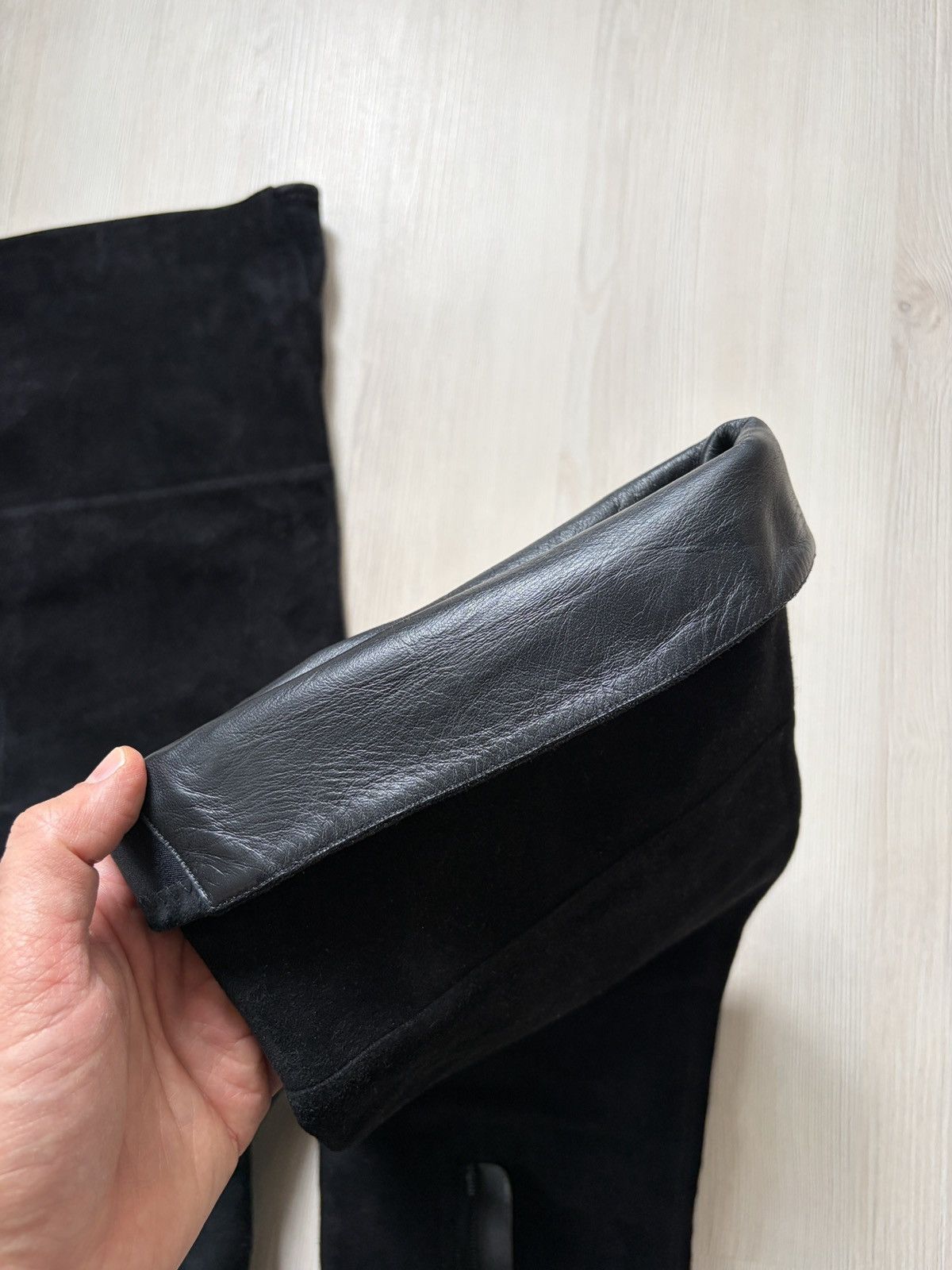 Sergio Rossi Sergio Rossi Knee High Boots Black Suede Size US 10 / IT 40 - 13 Thumbnail