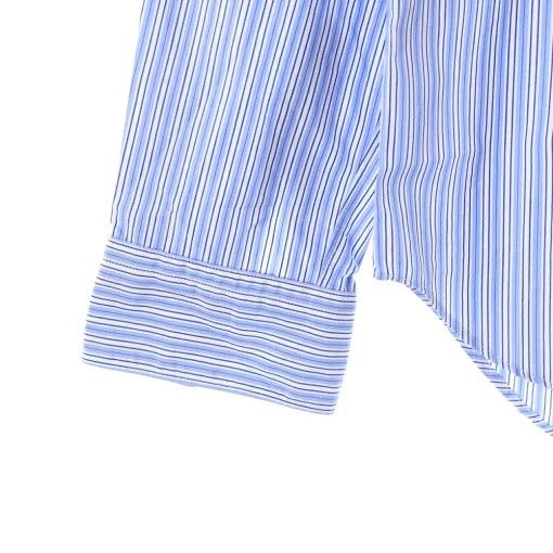 Comme des Garcons Homme Plus Shirt Back Switch Striped Long Sleeve Size US XS / EU 42 / 0 - 5 Thumbnail