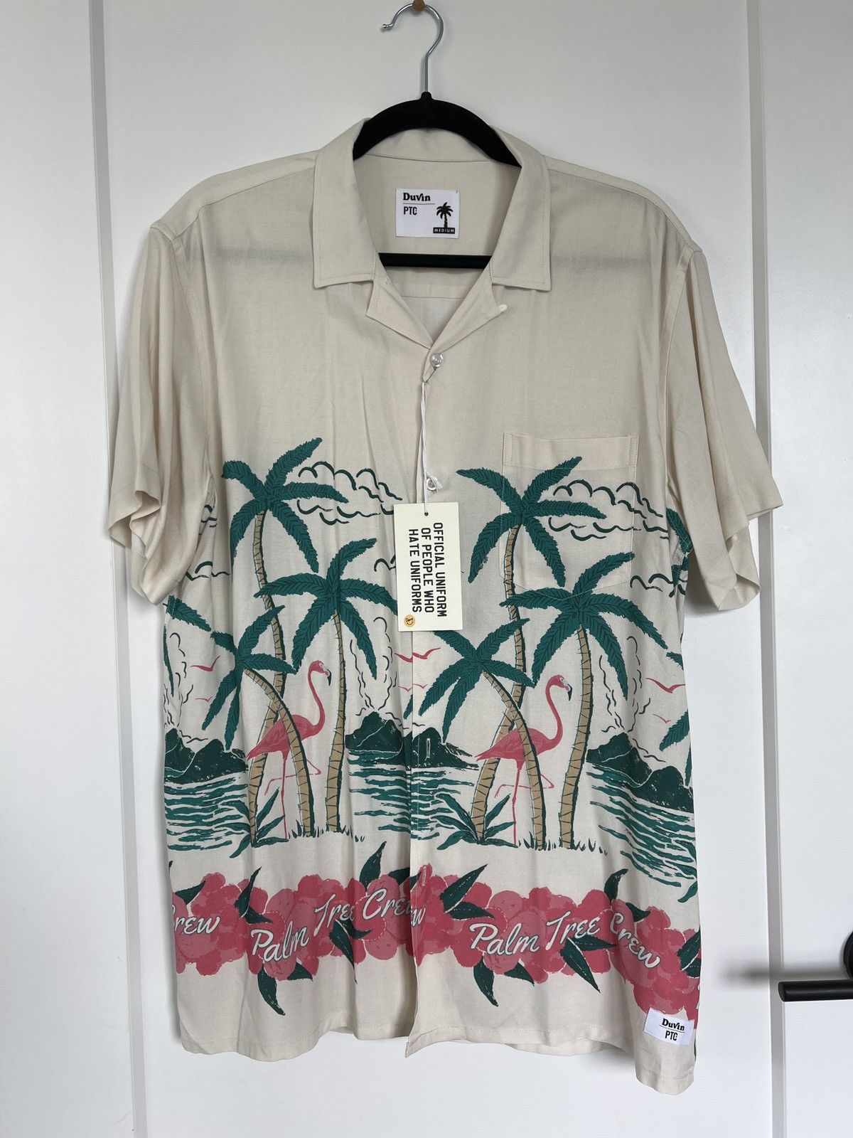 Designer Duvin x Palm Tree Crew Button Up Cabana Shirt Size US M / EU 48-50 / 2 - 1 Thumbnail