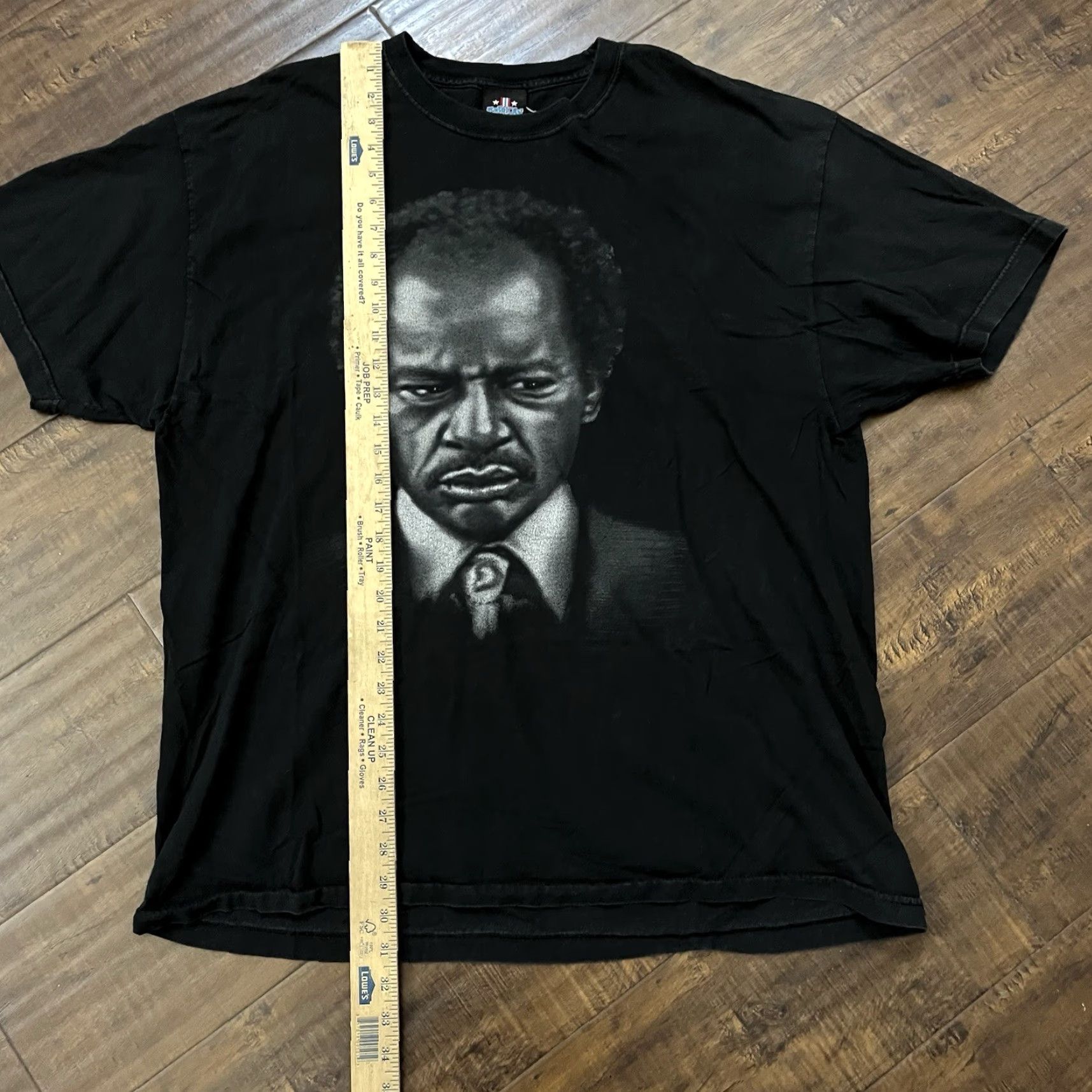 Vintage Vintage American Classics Vtg George Jefferson Black T-Shirt Mens 2XL All In The Family Jeffersons TV 90s Size US XXL / EU 58 / 5 - 5 Thumbnail