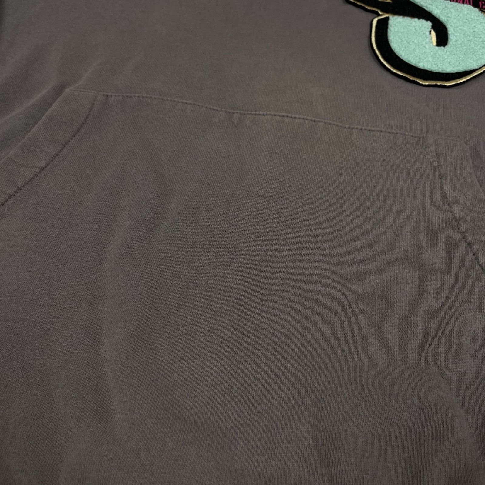 Stussy Stussy Men's Gray Cotton Long Sleeve Pullover Hoodie Small Size US S / EU 44-46 / 1 - 4 Thumbnail