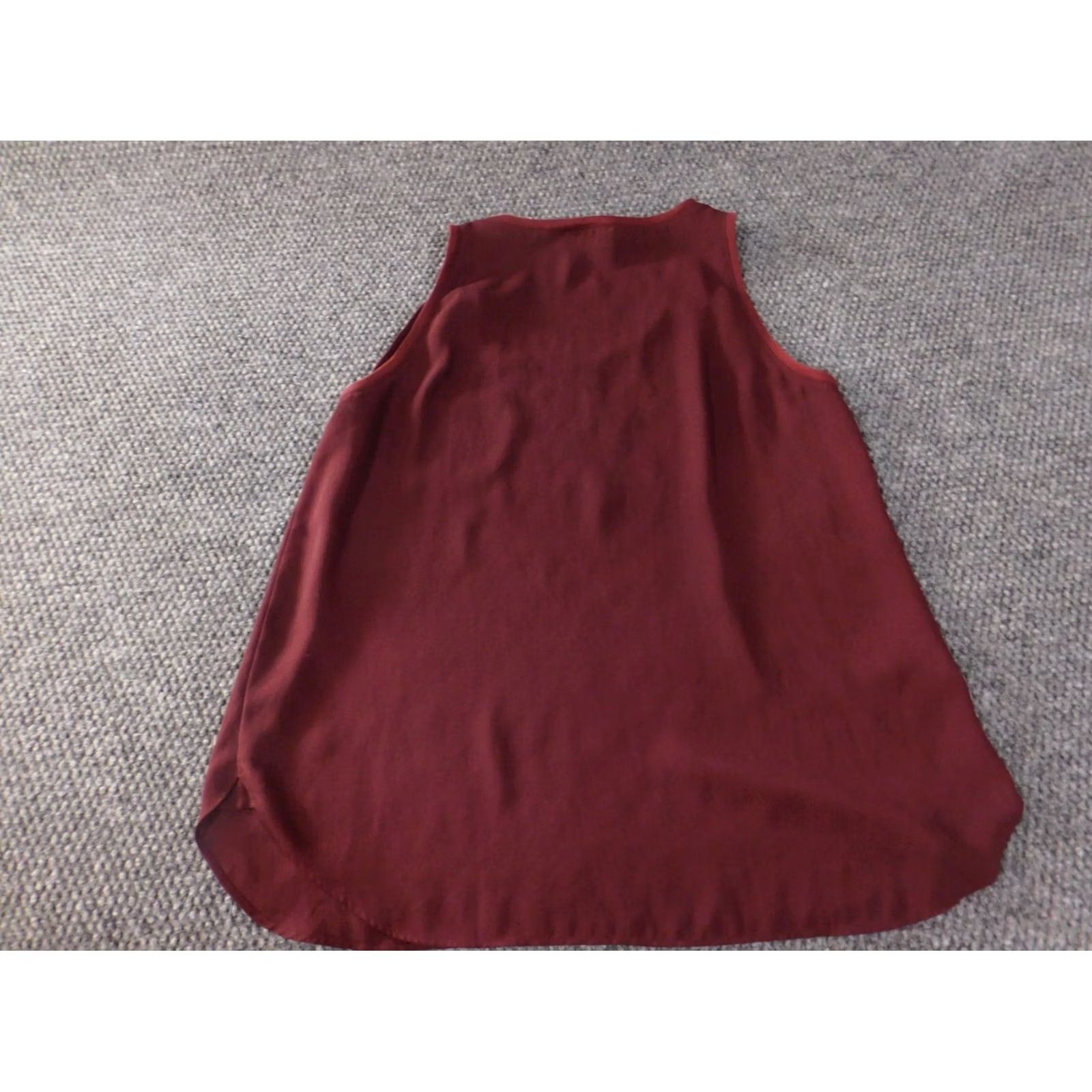 Ann Taylor Ann Taylor Loft Blouse M Womens Purple Sleeveless Round Neck Pullover Polyester Casual Regular Size M Size M / US 6-8 / IT 42-44 - 7 Thumbnail