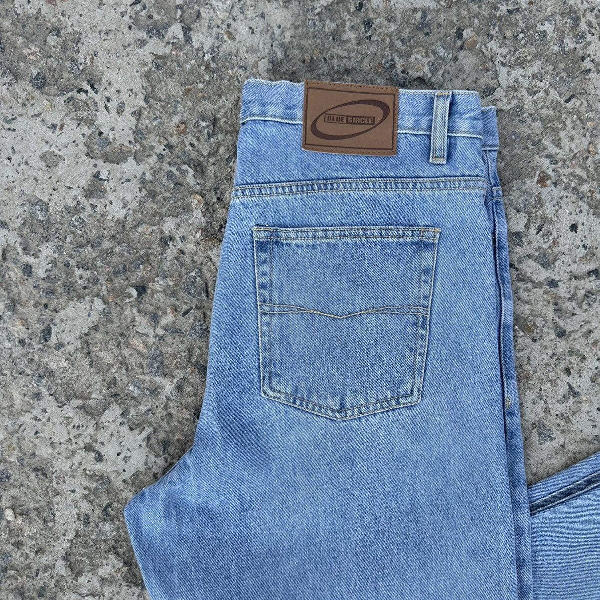 Santa Cruz Skateboards Vintage Western Blue Circle Jeans Size 34 Baggy Old Money Size US 34 / EU 50 - 5 Thumbnail