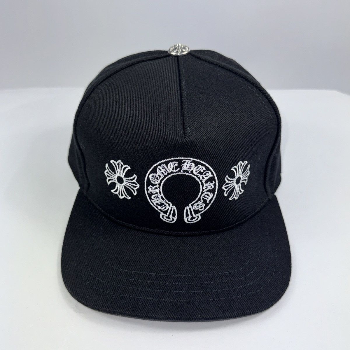 Chrome Hearts HORSESHOE CROSS LOGO EMBROIDERED BASEBALL CAP Size ONE SIZE - 1 Thumbnail