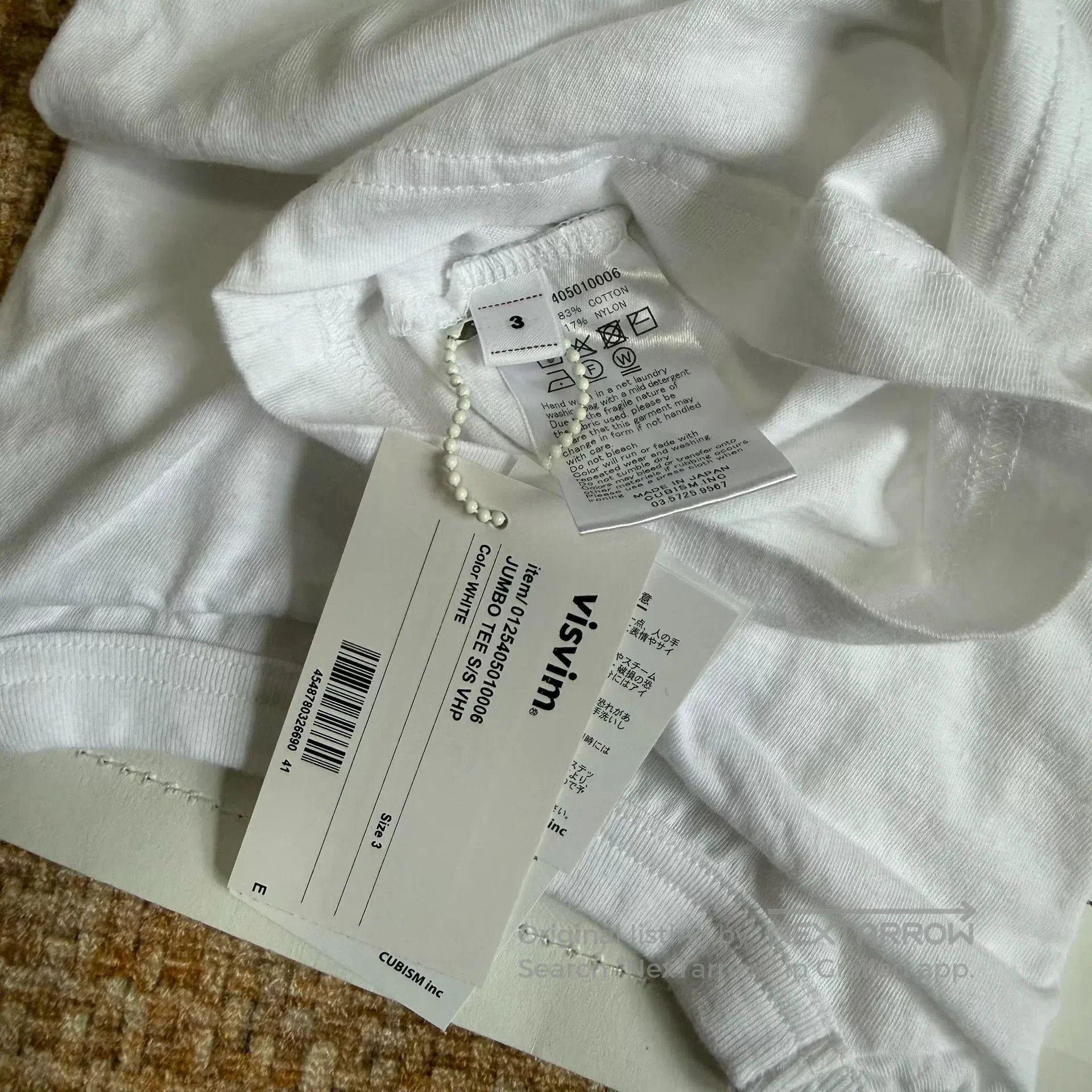 Visvim visvim jumbo tee s/s vhp short sleeve. Size US L / EU 52-54 / 3 - 6 Thumbnail