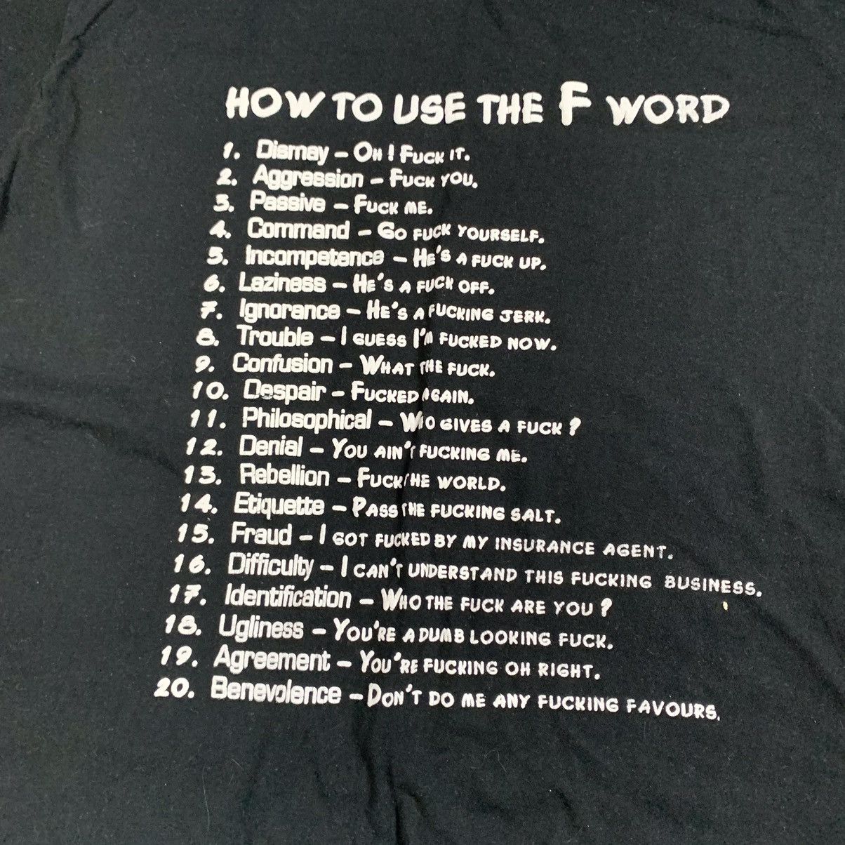 Vintage Vintage Y2K Graphic Tee Funny Slogan Print Streetwear XL Size US XL / EU 56 / 4 - 3 Thumbnail