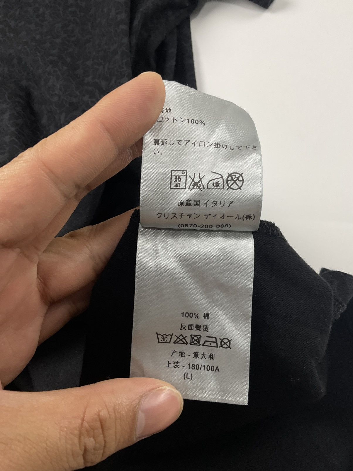 Dior Dior x Kris Van Assche S/S'13 All Over Pattern Tee Size US L / EU 52-54 / 3 - 9 Thumbnail